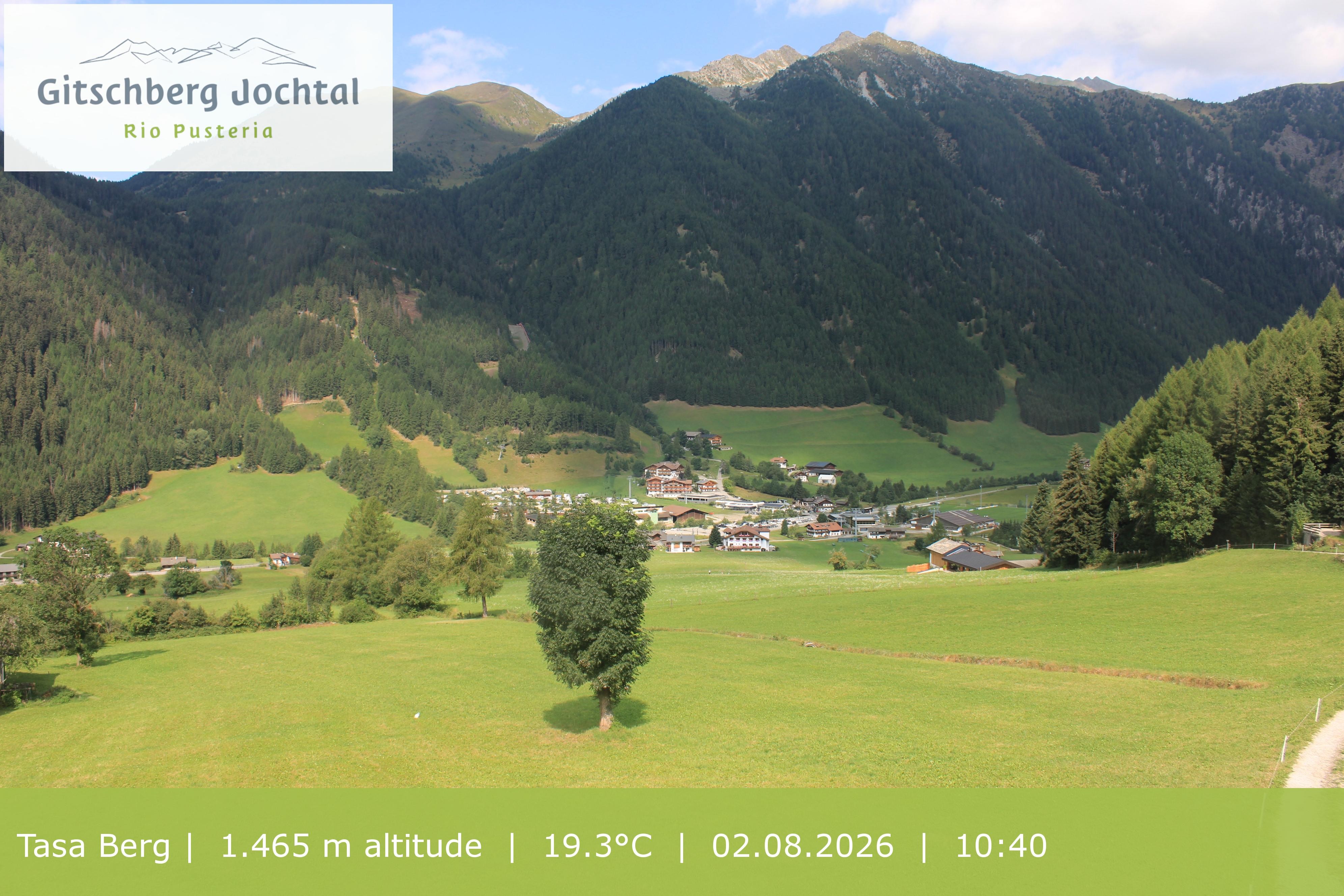 Archiv Foto Webcam: Blick auf den Gitschberg