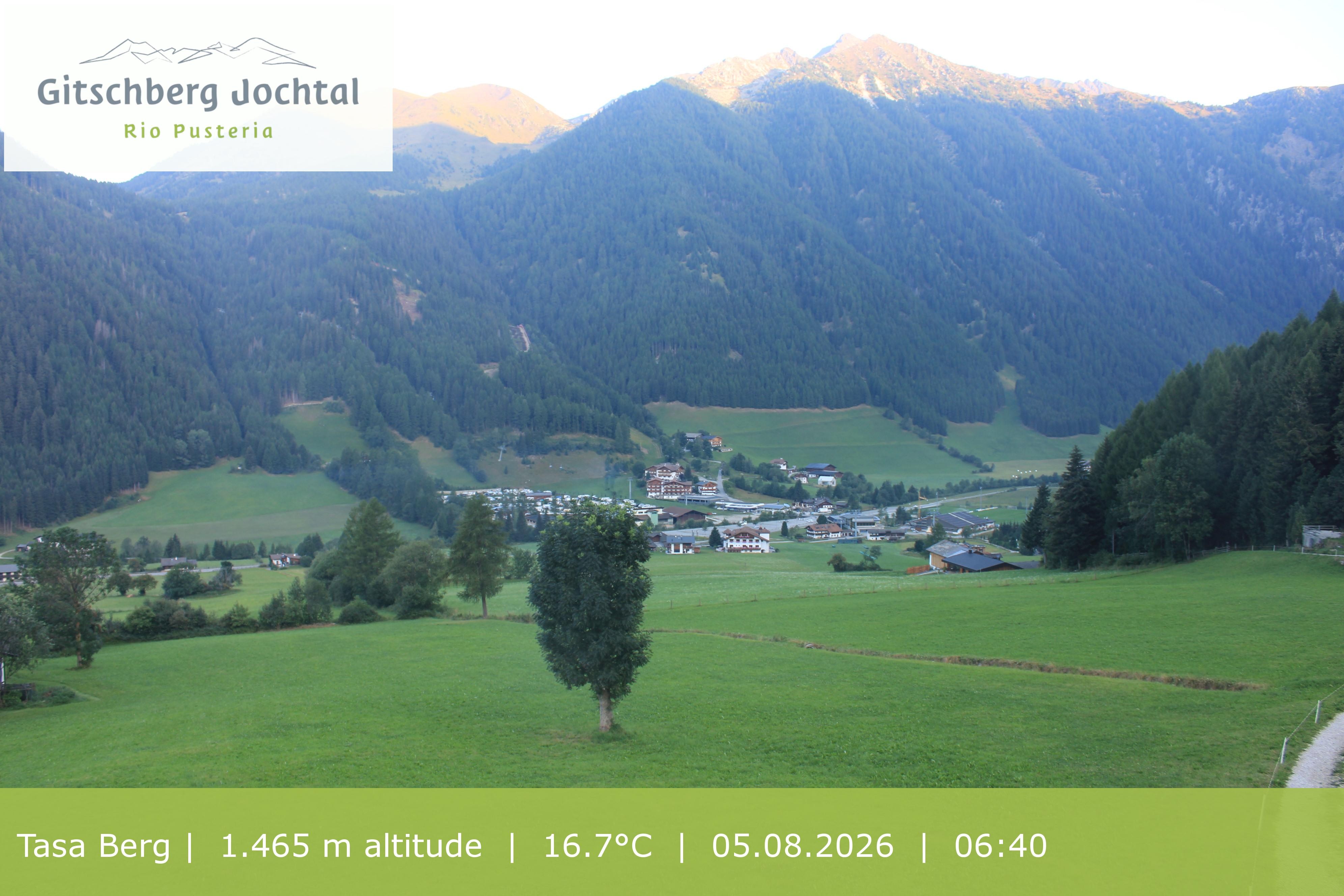 Archiv Foto Webcam: Blick auf den Gitschberg