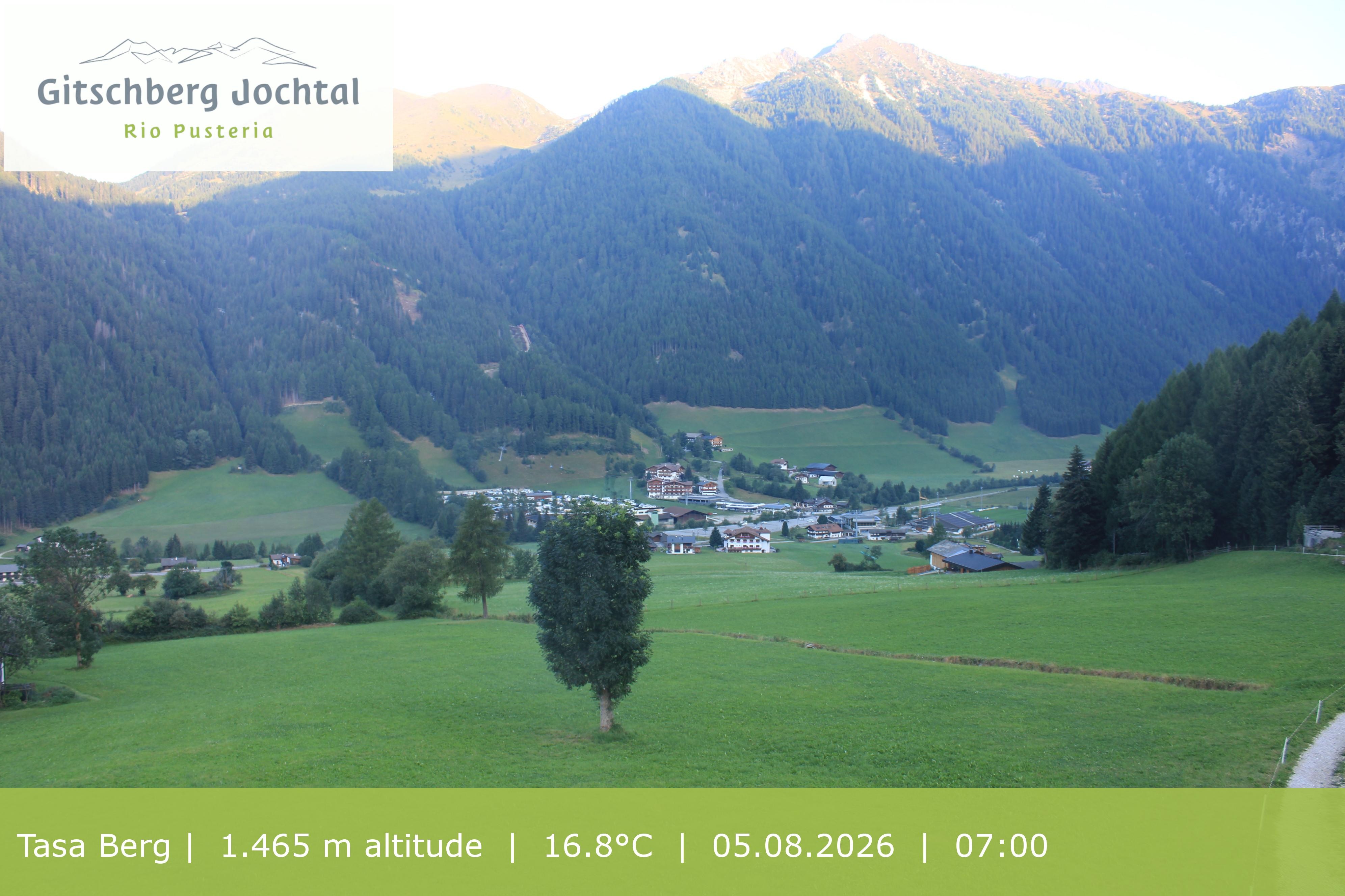 Archiv Foto Webcam: Blick auf den Gitschberg