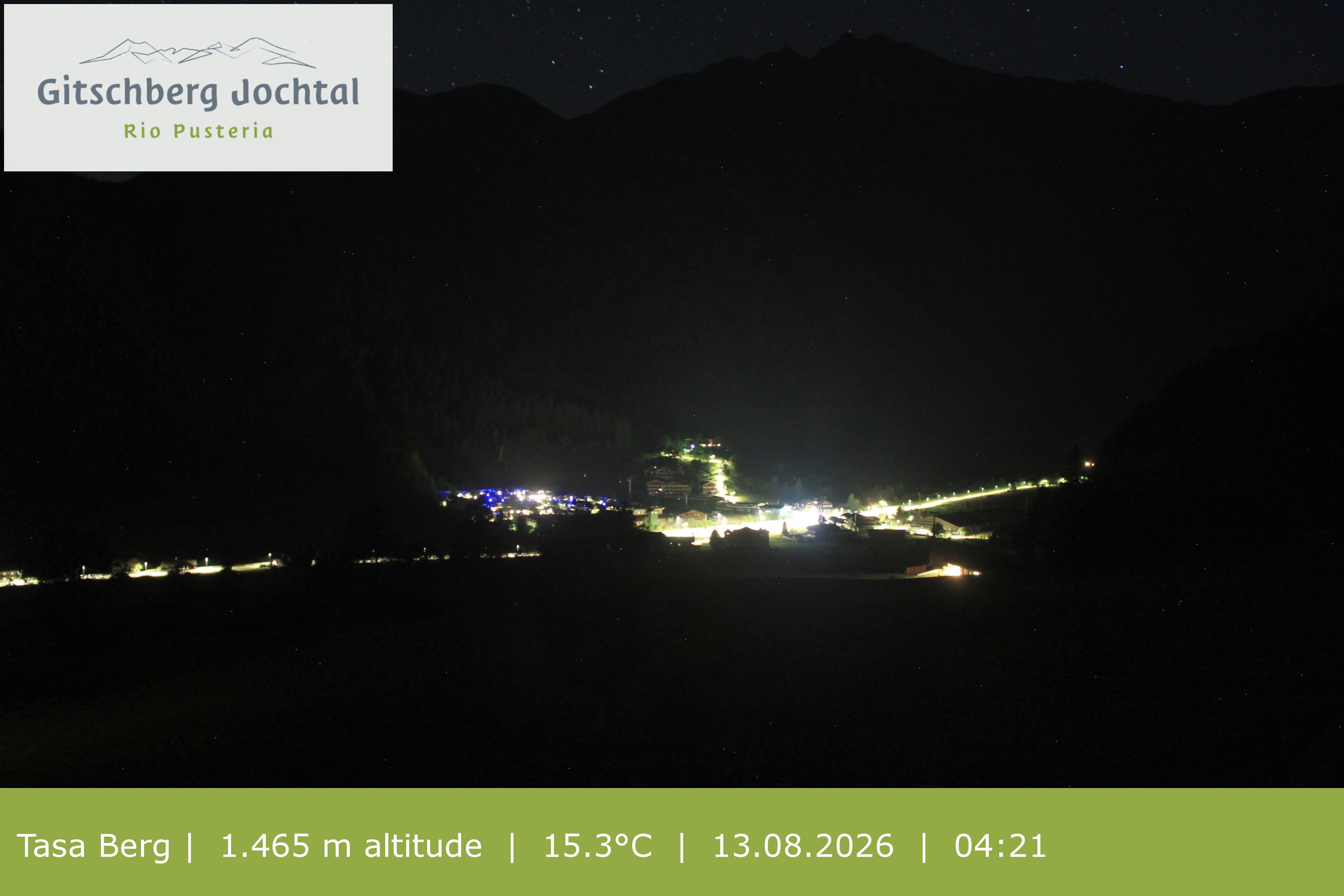 Archived image Webcam: View at Gitschberg Mountain