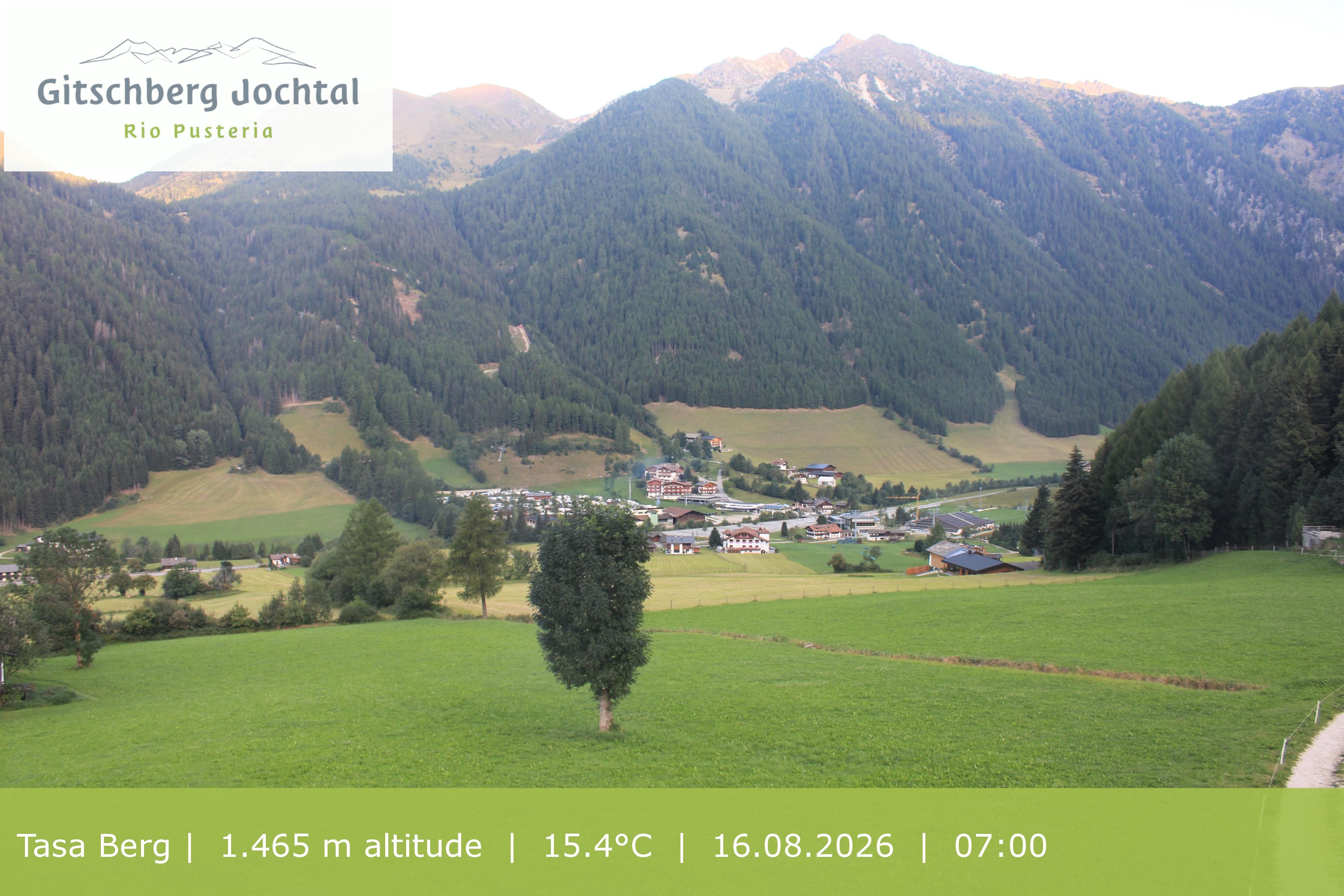 Archiv Foto Webcam: Blick auf den Gitschberg