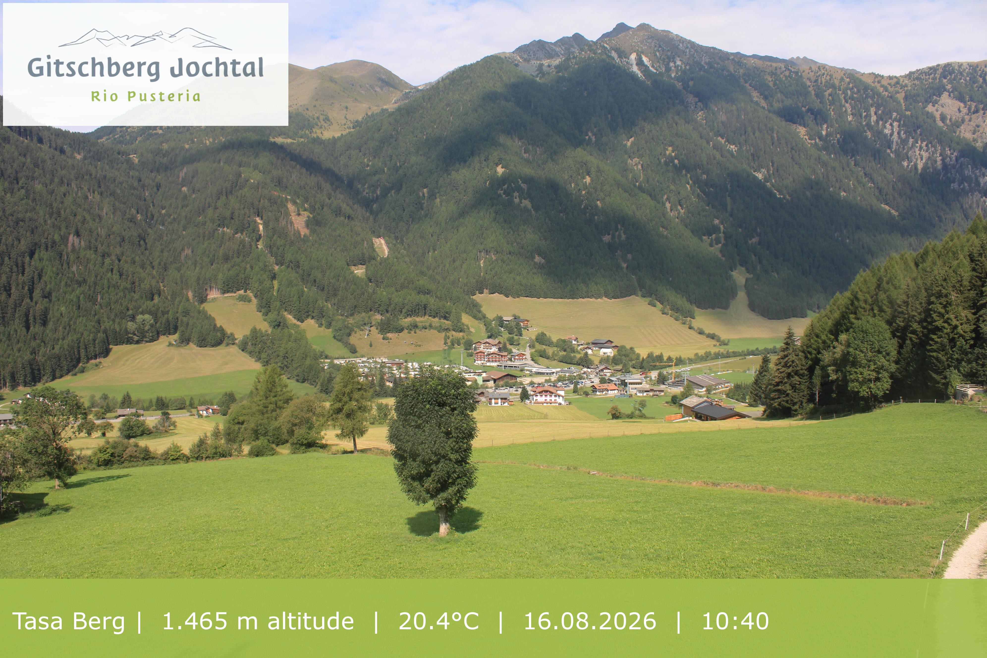 Archiv Foto Webcam: Blick auf den Gitschberg