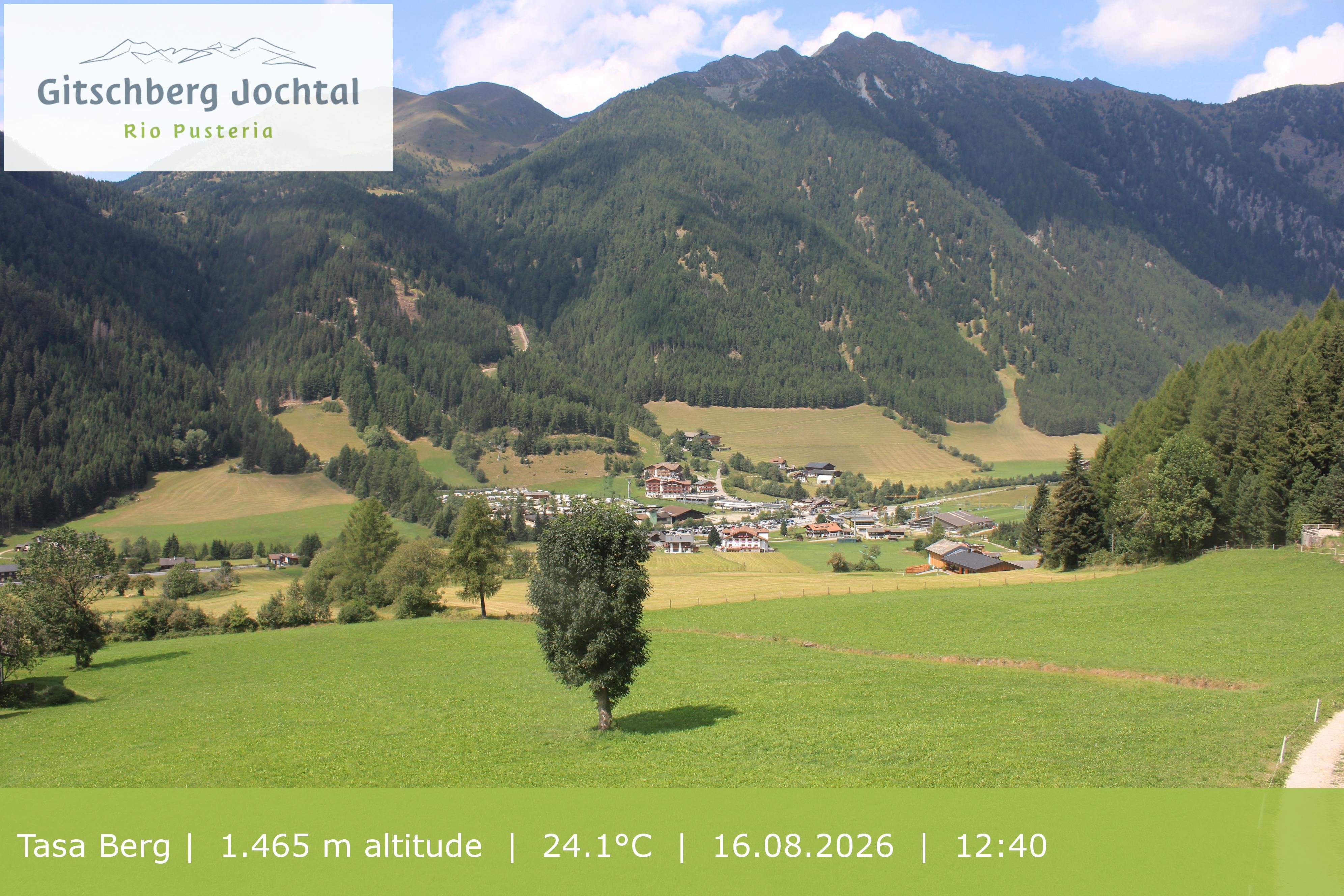 Archiv Foto Webcam: Blick auf den Gitschberg