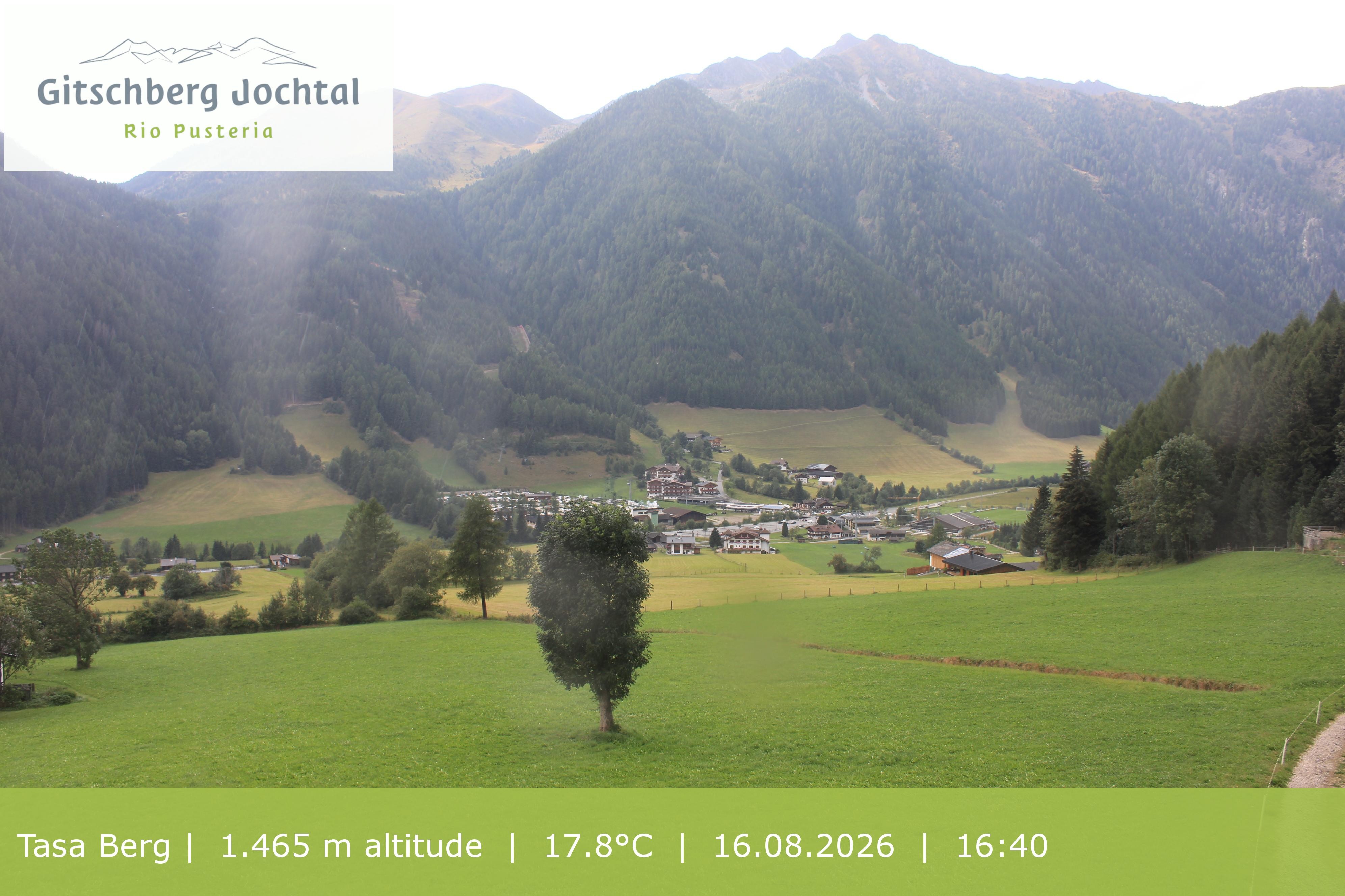 Archiv Foto Webcam: Blick auf den Gitschberg