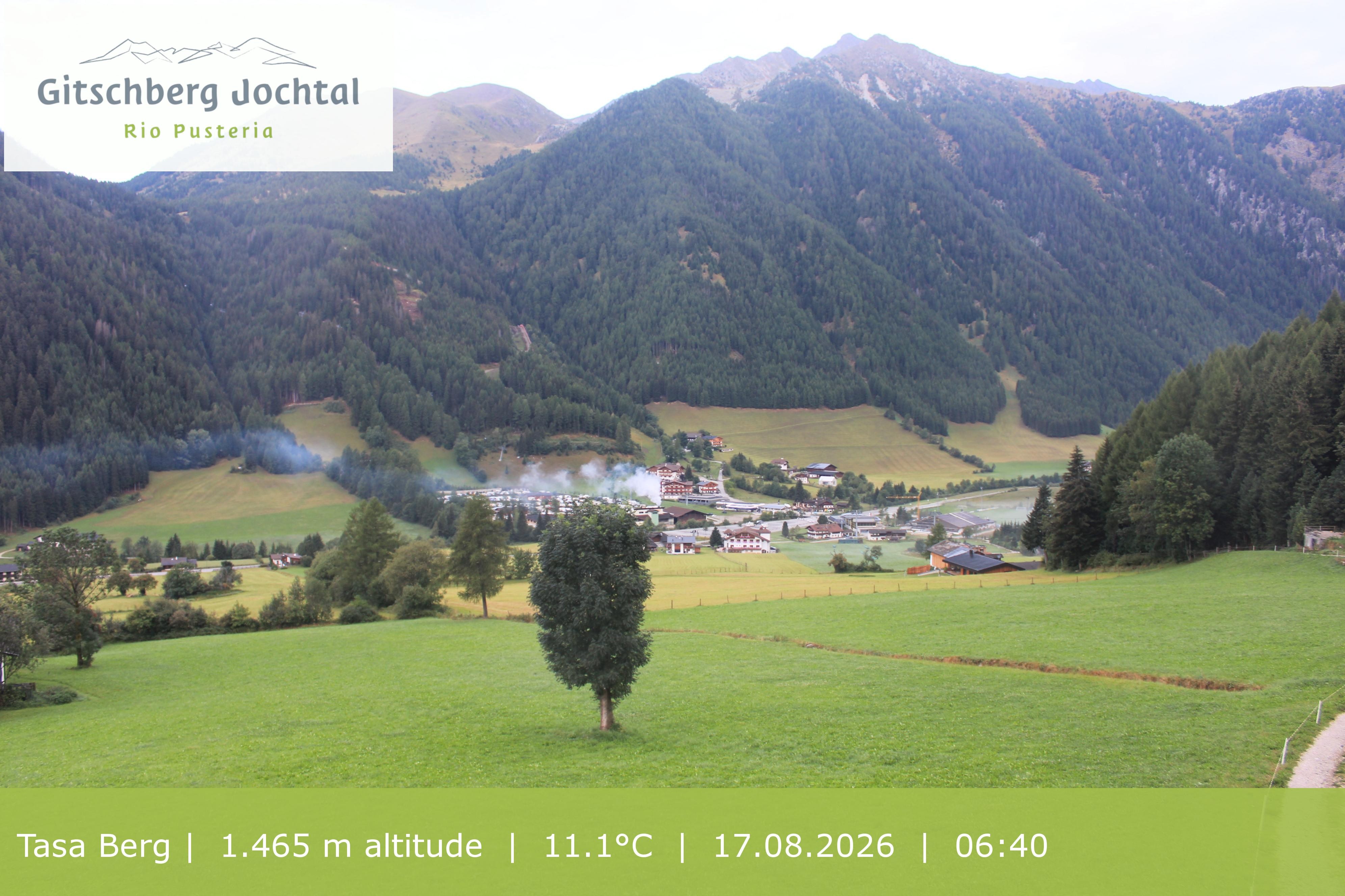 Archiv Foto Webcam: Blick auf den Gitschberg