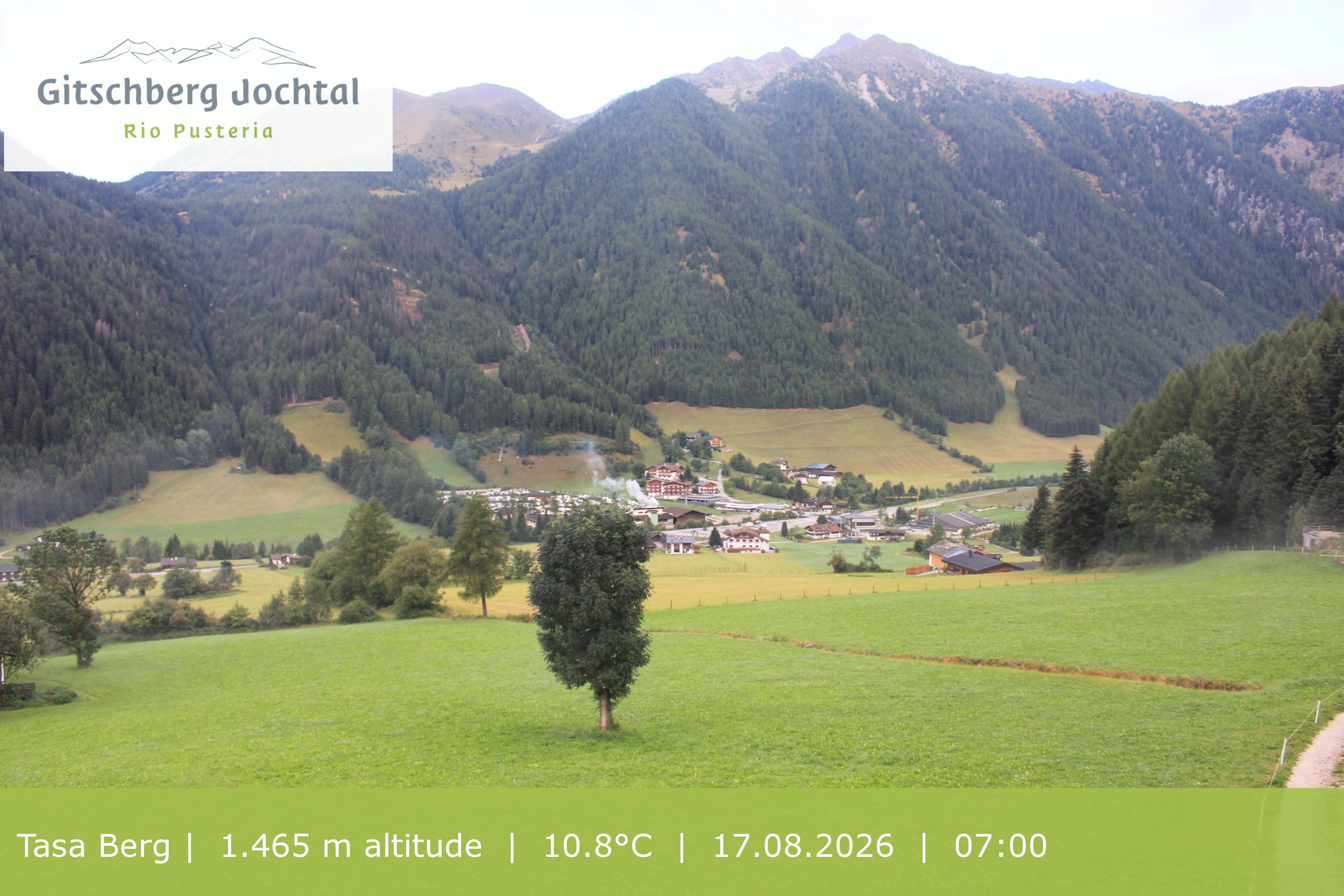 Archiv Foto Webcam: Blick auf den Gitschberg