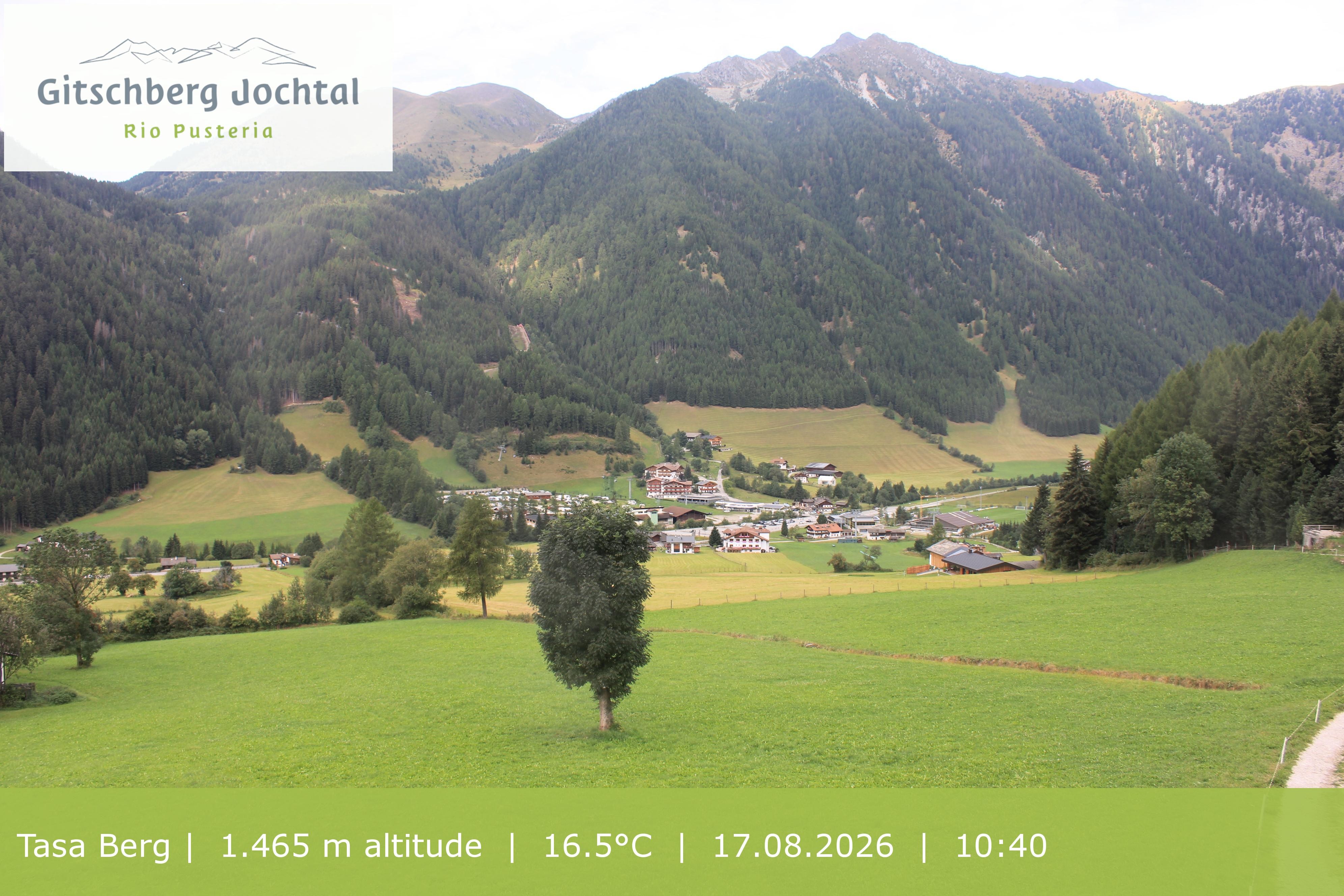 Archiv Foto Webcam: Blick auf den Gitschberg