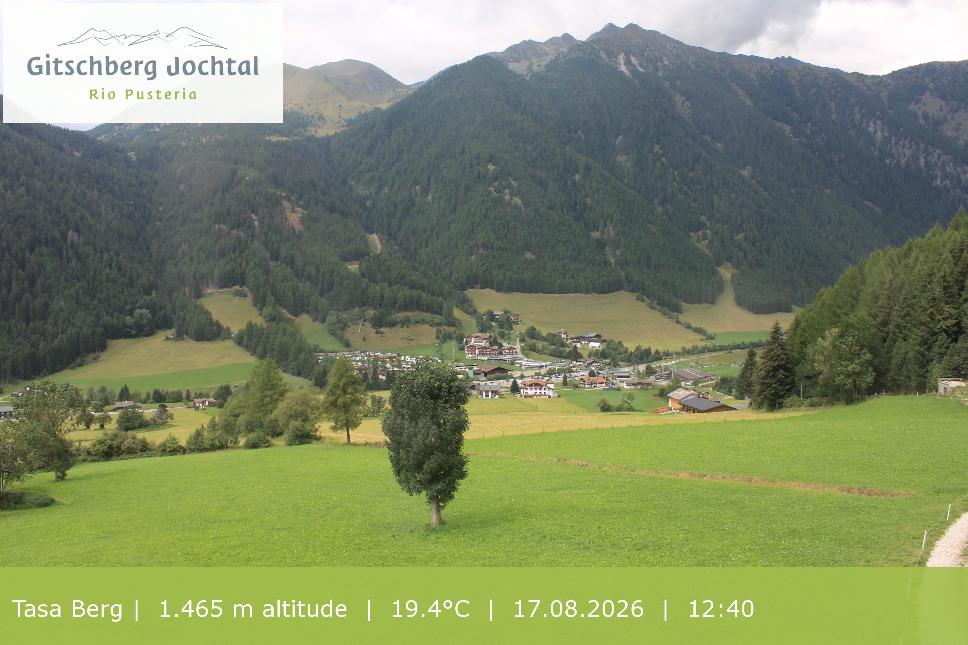 Archiv Foto Webcam: Blick auf den Gitschberg