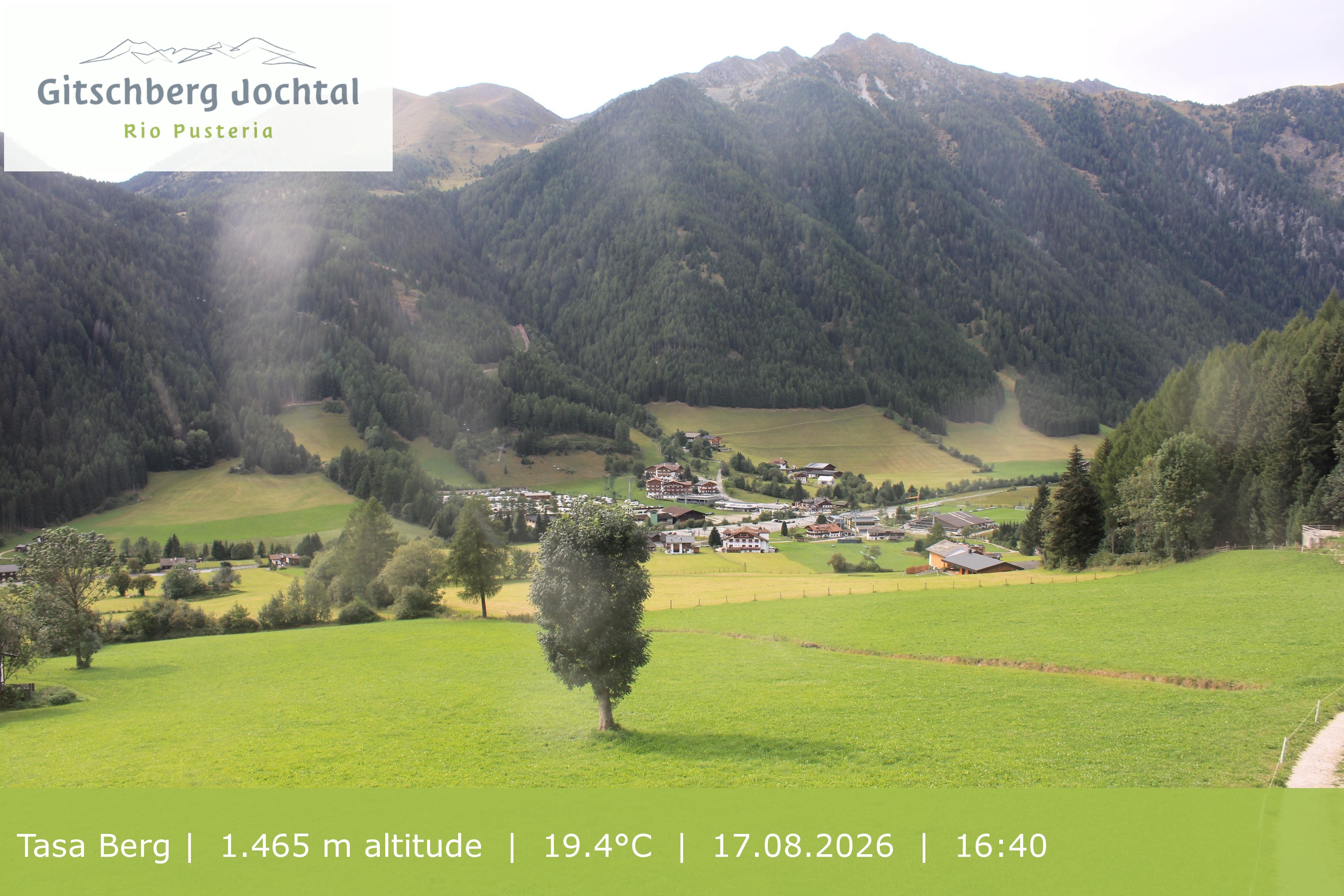 Archiv Foto Webcam: Blick auf den Gitschberg