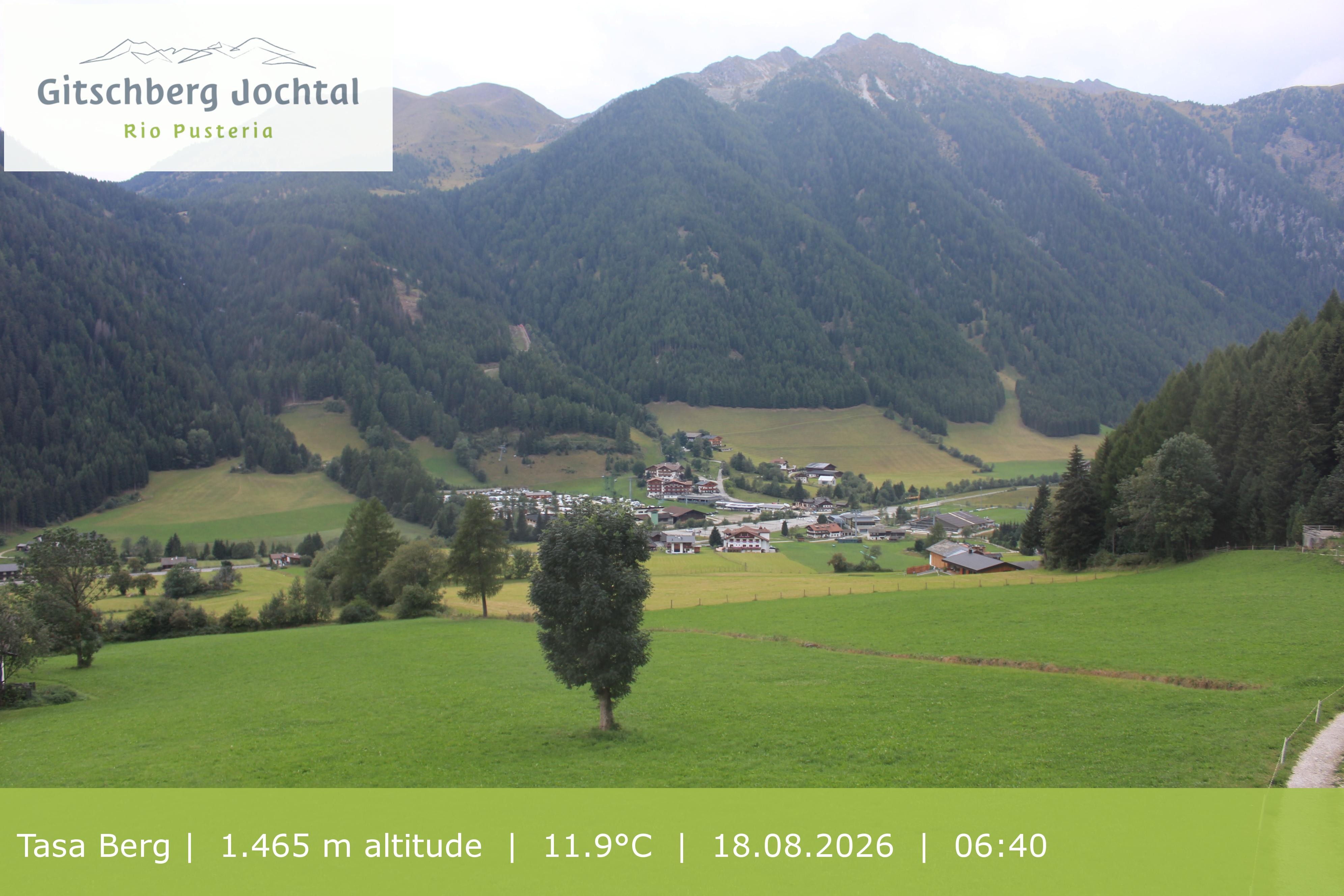 Archiv Foto Webcam: Blick auf den Gitschberg