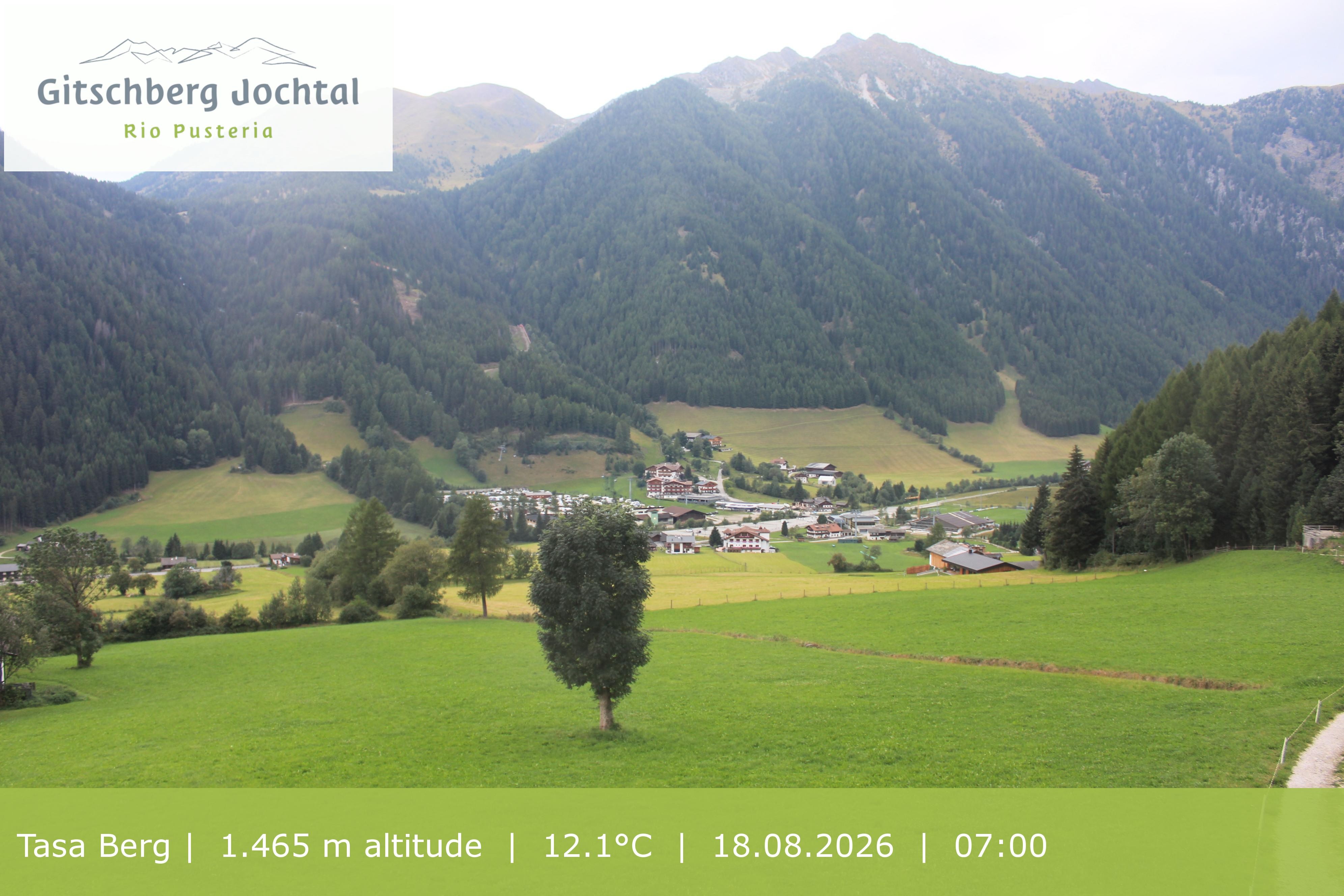 Archiv Foto Webcam: Blick auf den Gitschberg