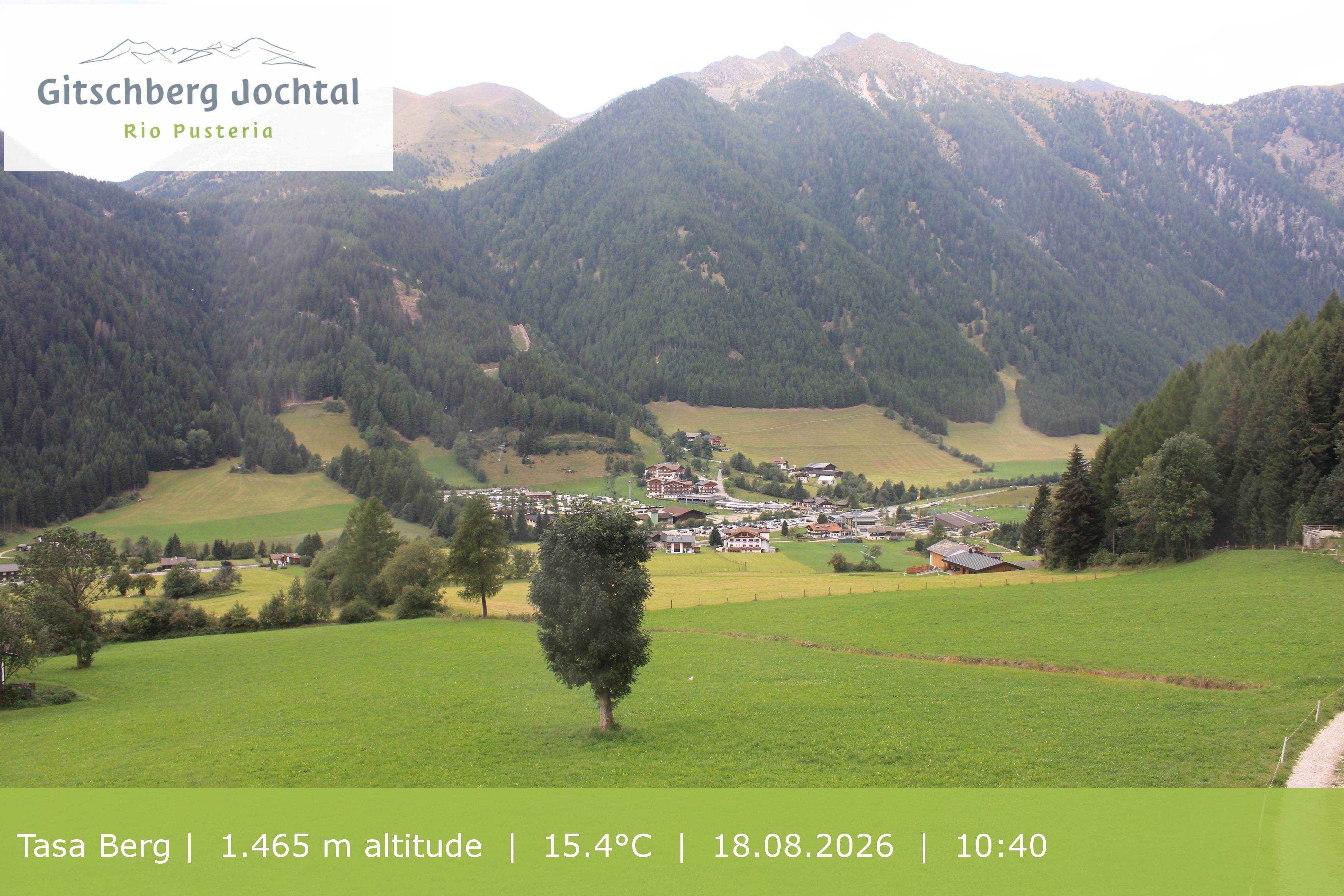 Archiv Foto Webcam: Blick auf den Gitschberg