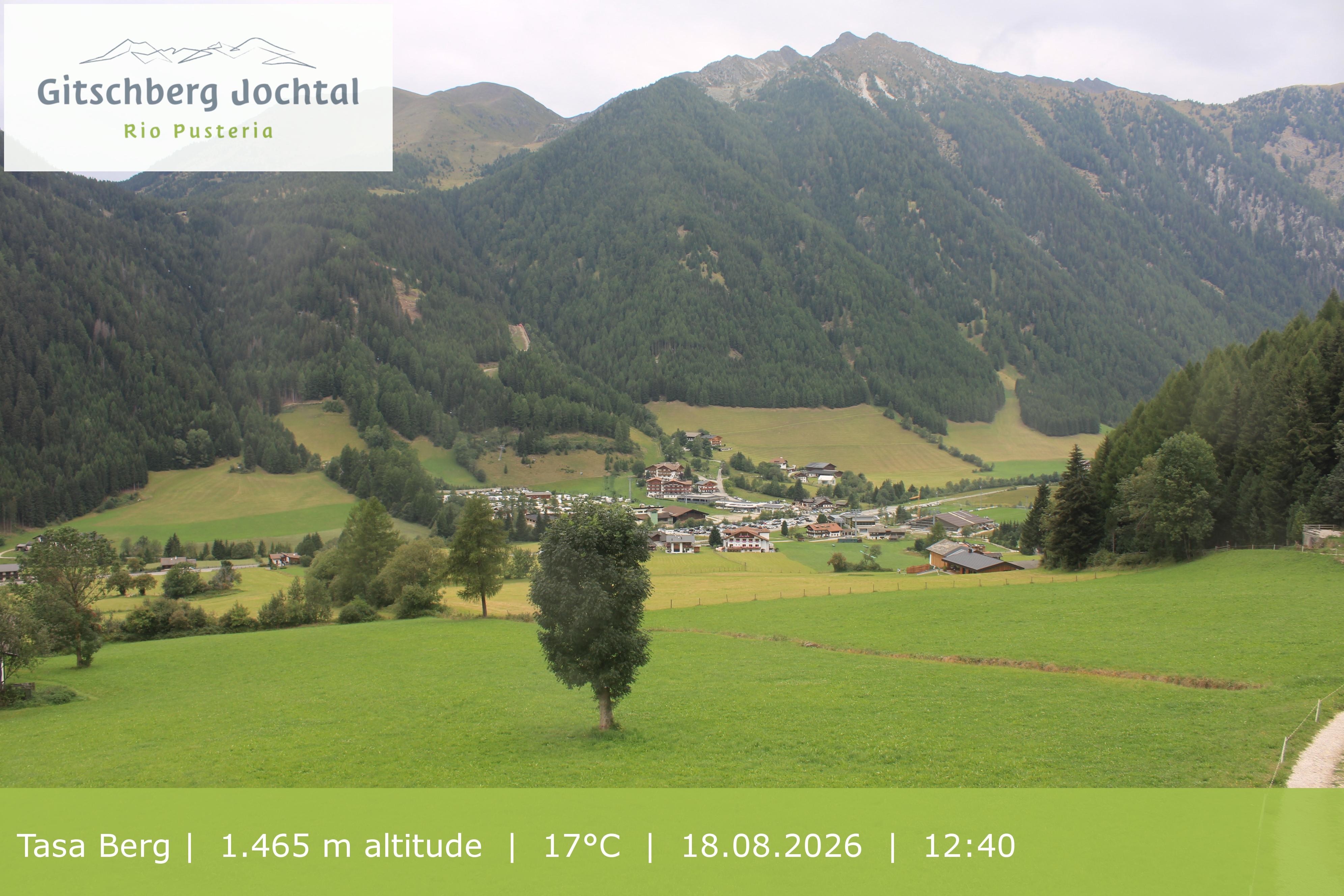 Archiv Foto Webcam: Blick auf den Gitschberg