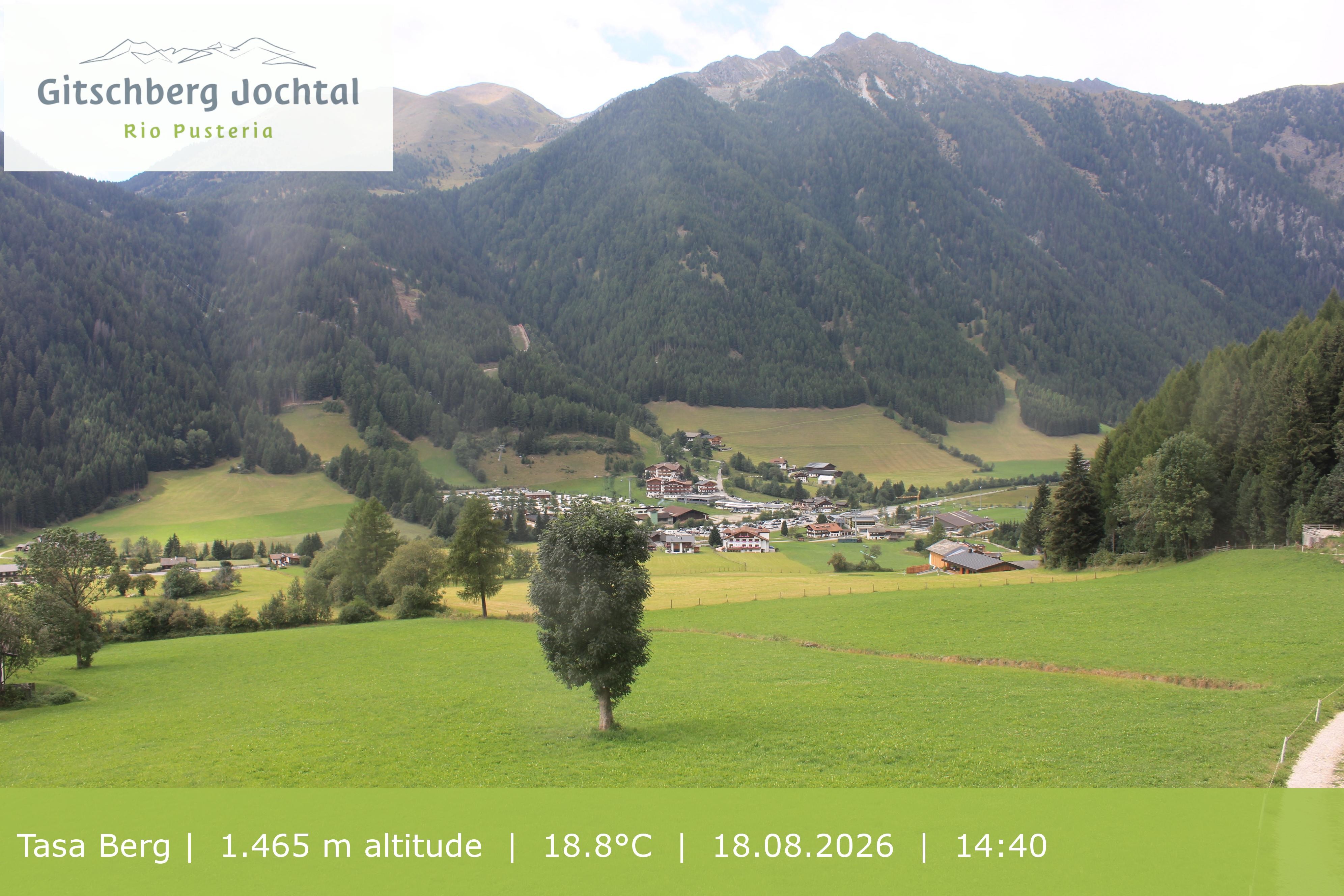 Archiv Foto Webcam: Blick auf den Gitschberg