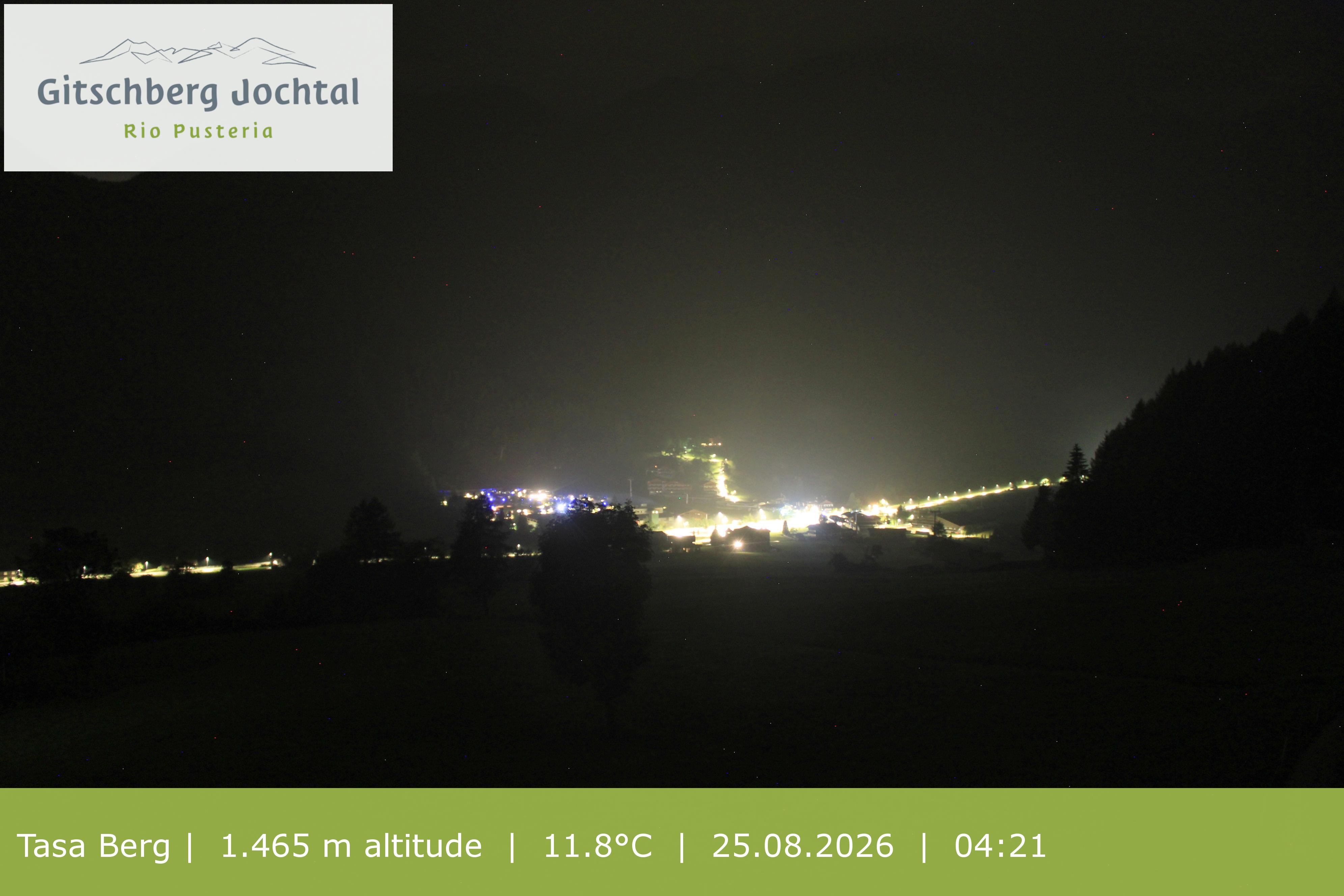 Archived image Webcam: View at Gitschberg Mountain