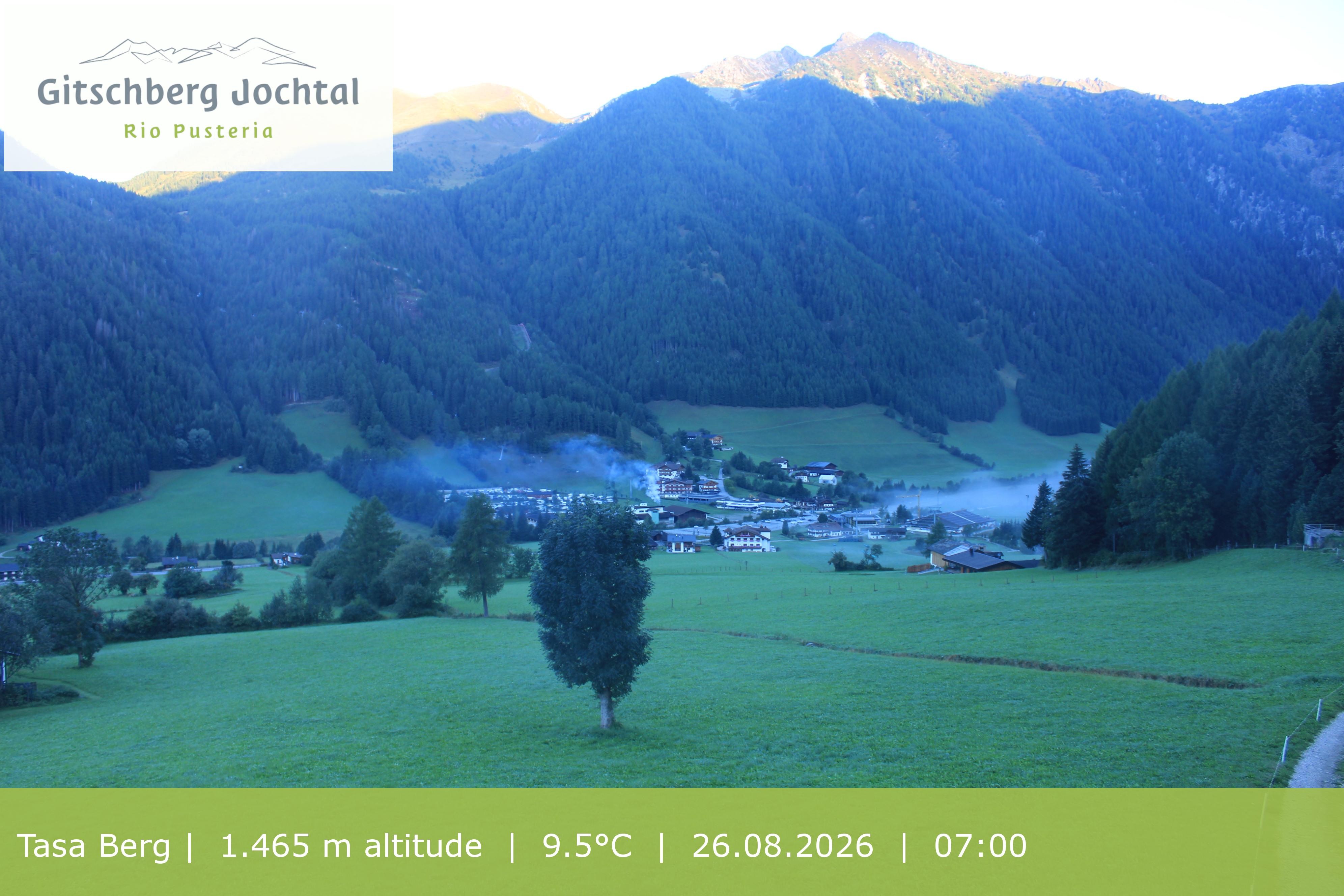 Archiv Foto Webcam: Blick auf den Gitschberg