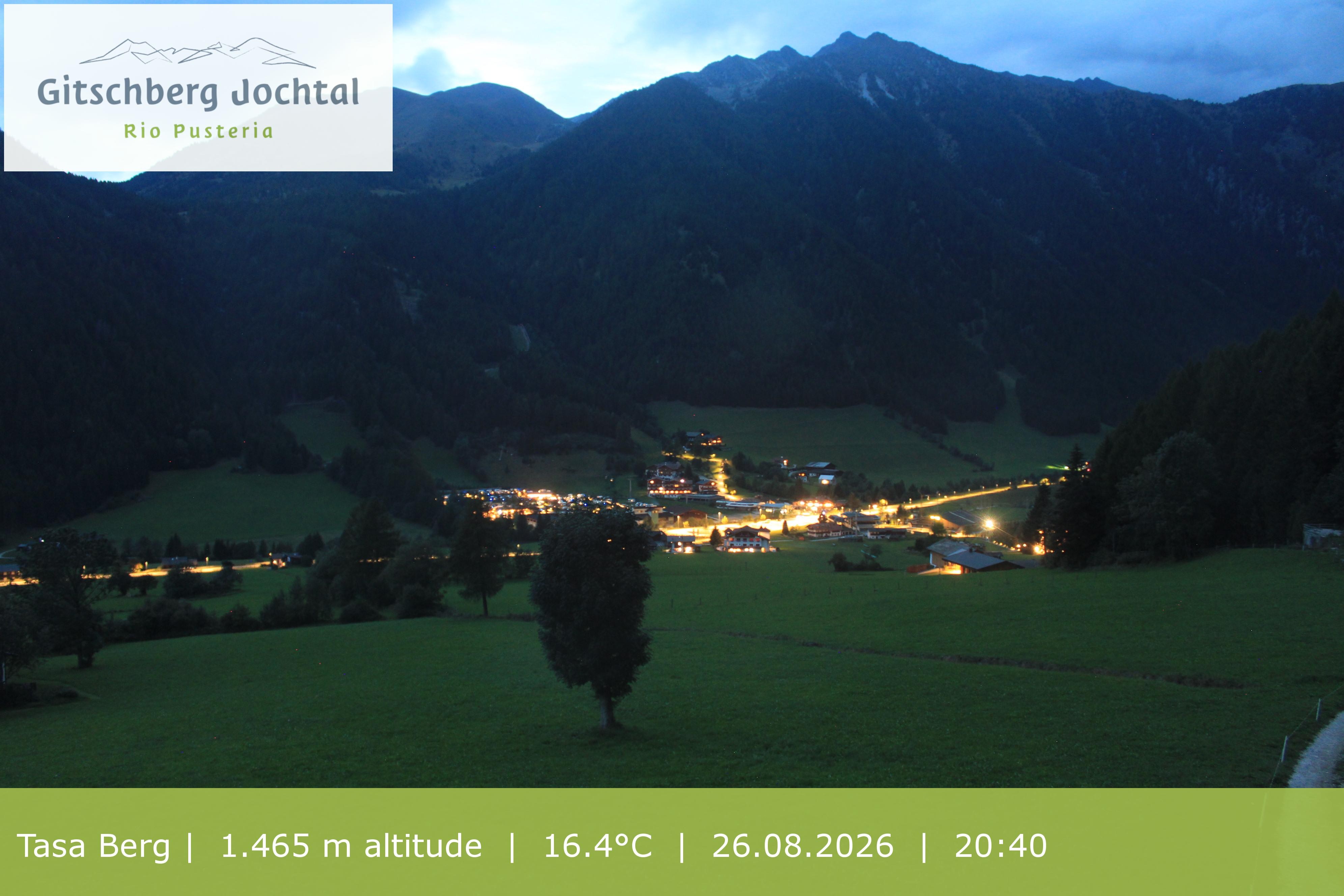 Archived image Webcam: View at Gitschberg Mountain