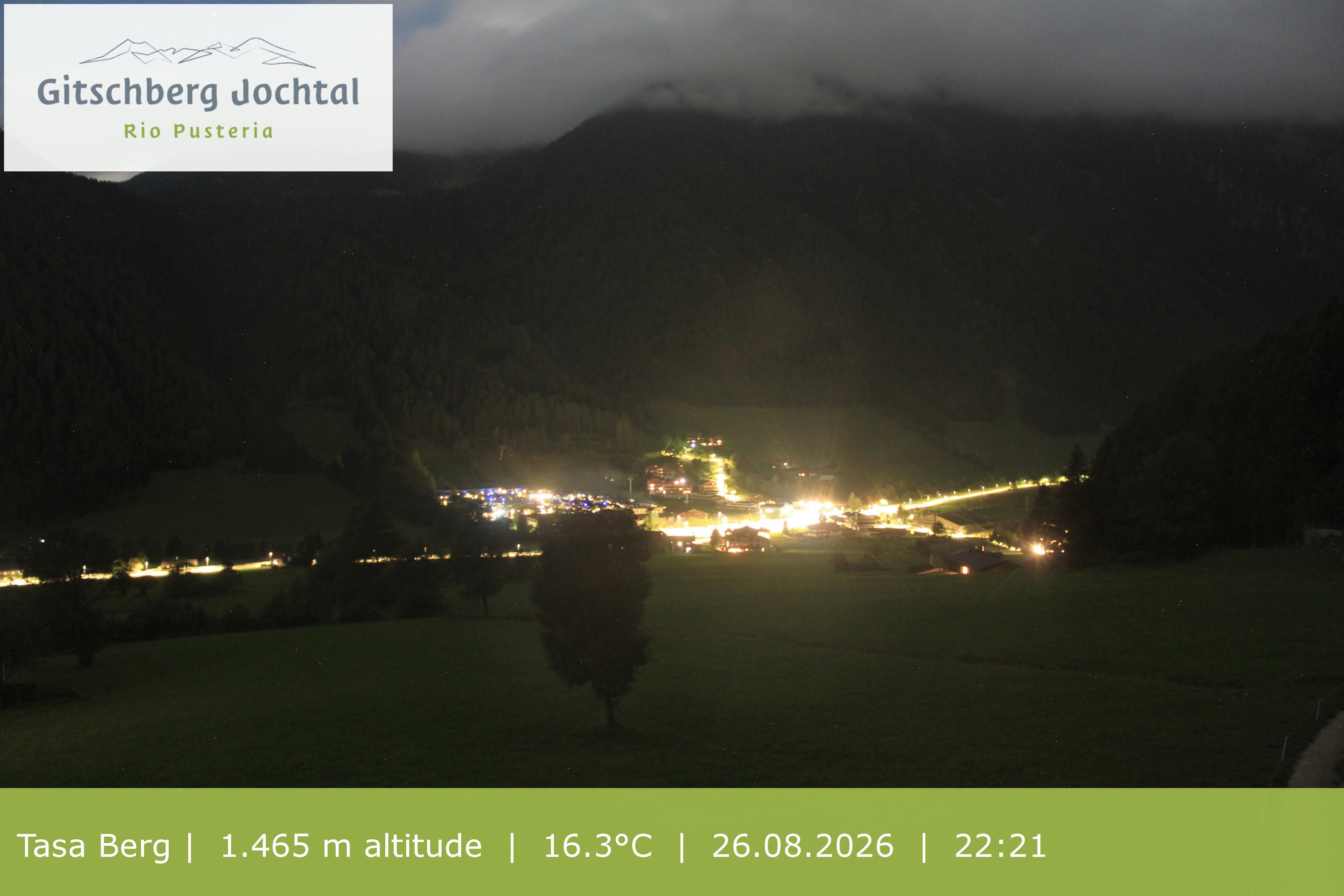 Archived image Webcam: View at Gitschberg Mountain