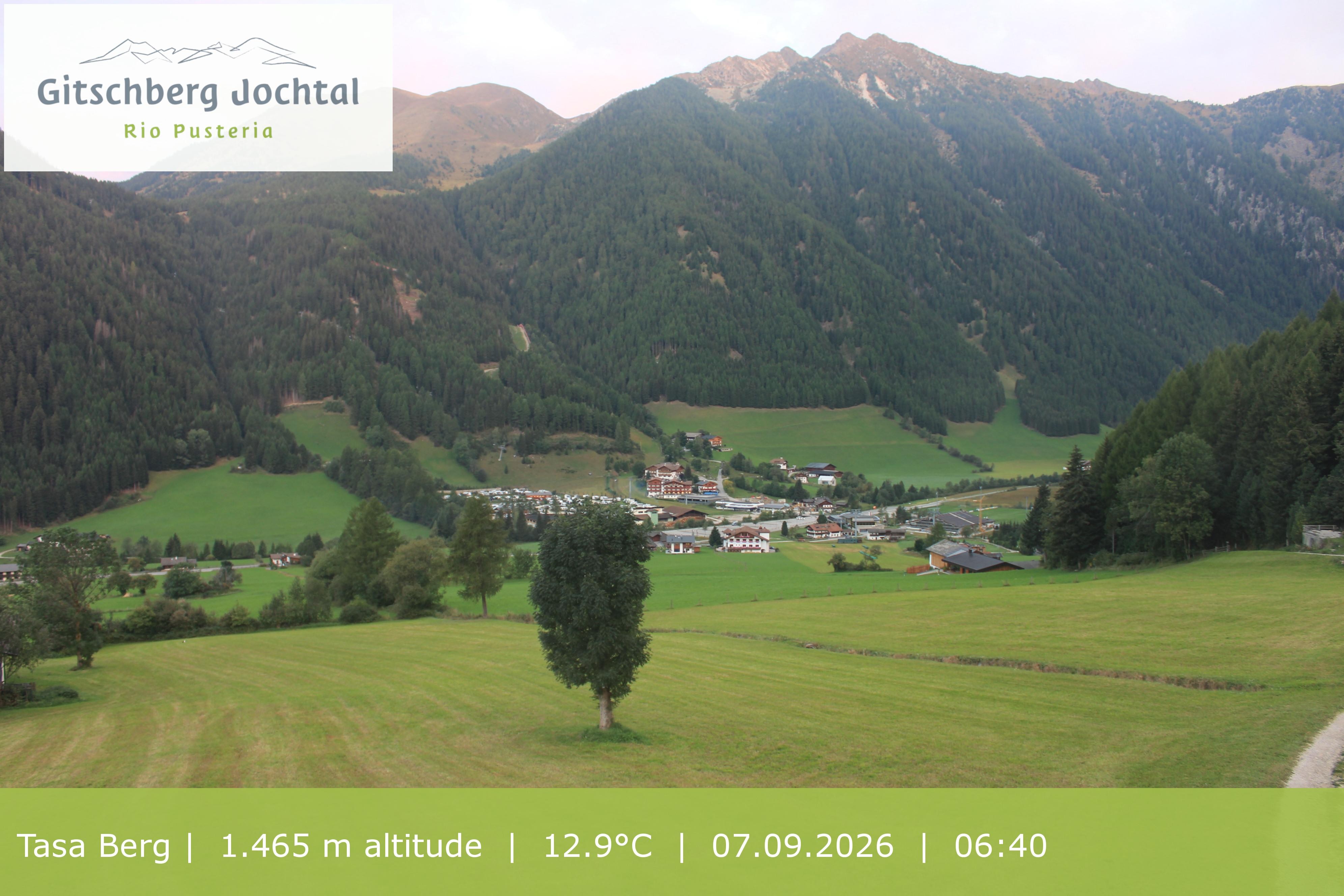 Archiv Foto Webcam: Blick auf den Gitschberg