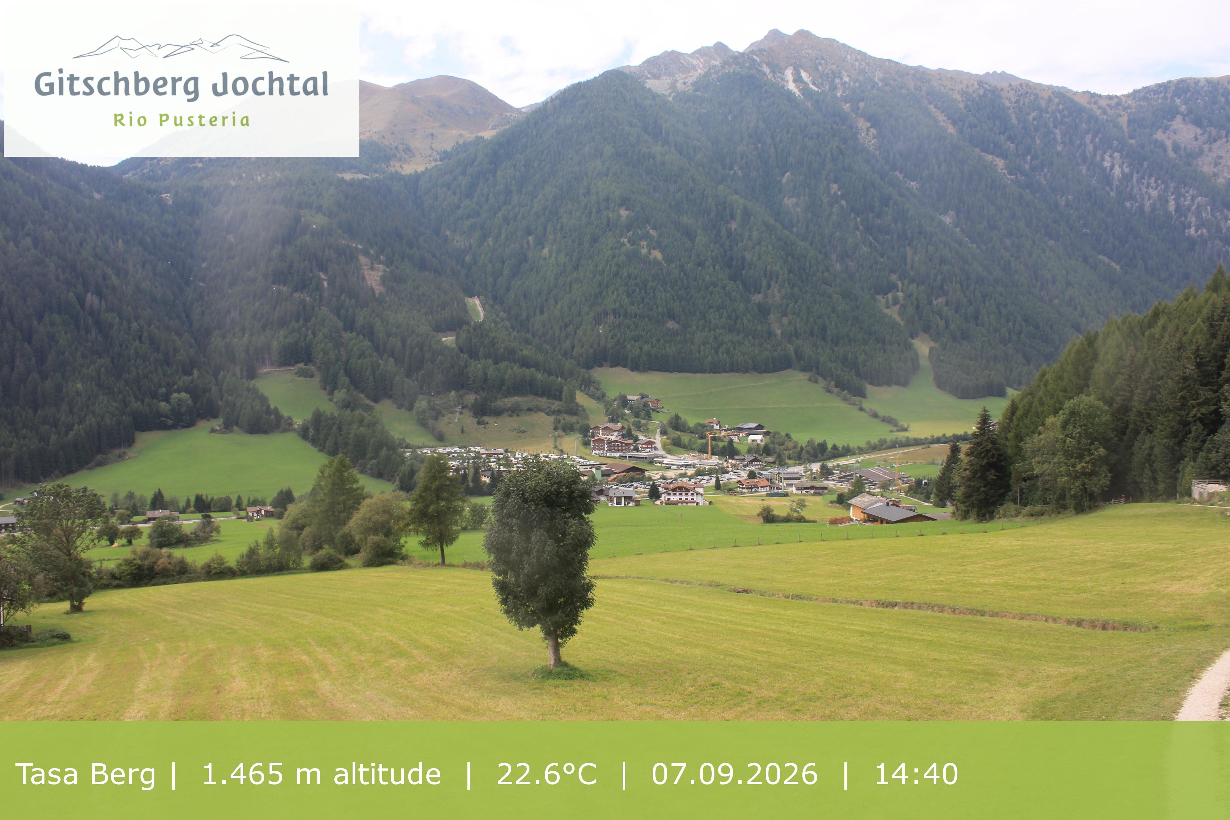 Archiv Foto Webcam: Blick auf den Gitschberg