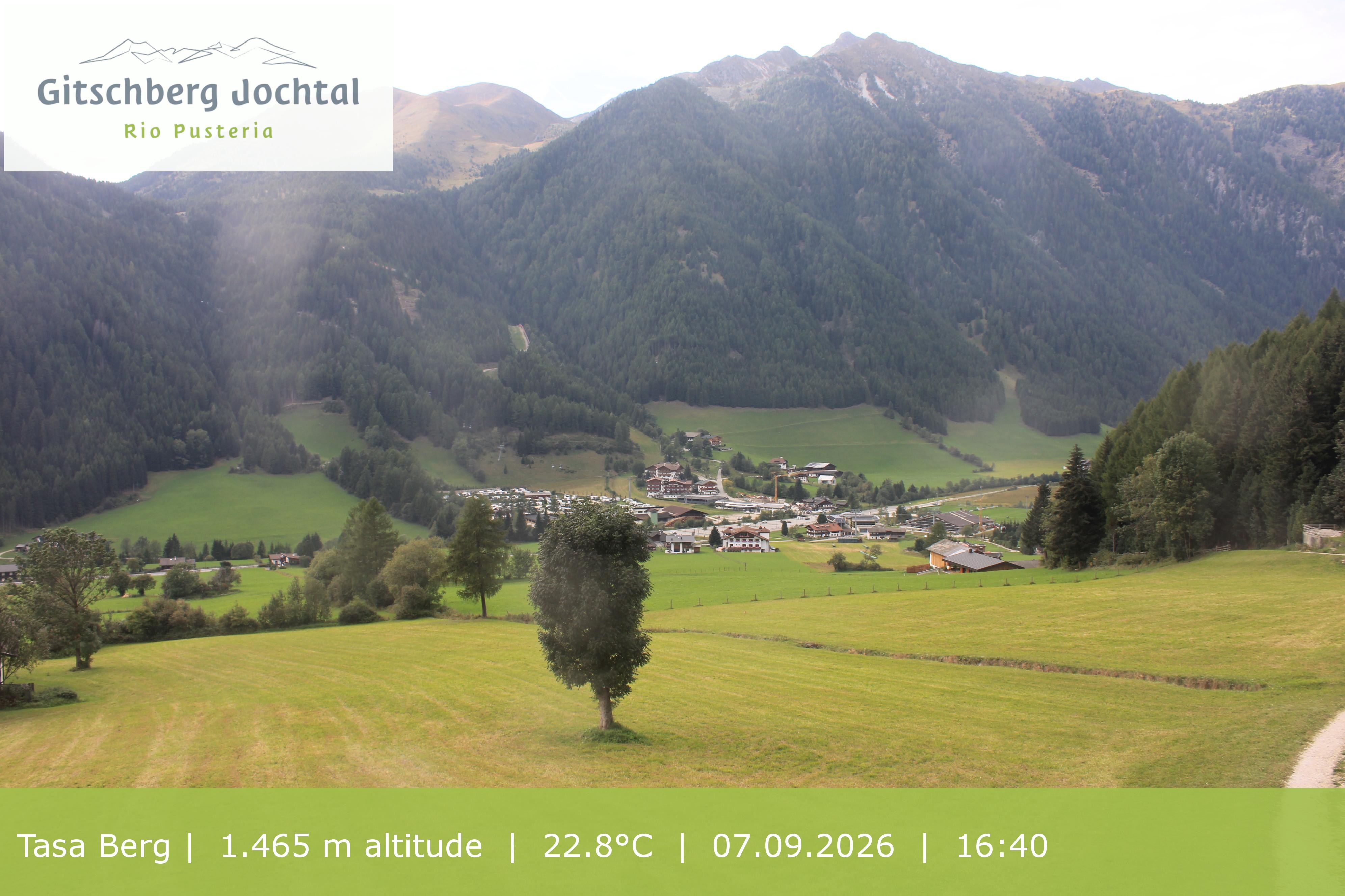 Archiv Foto Webcam: Blick auf den Gitschberg