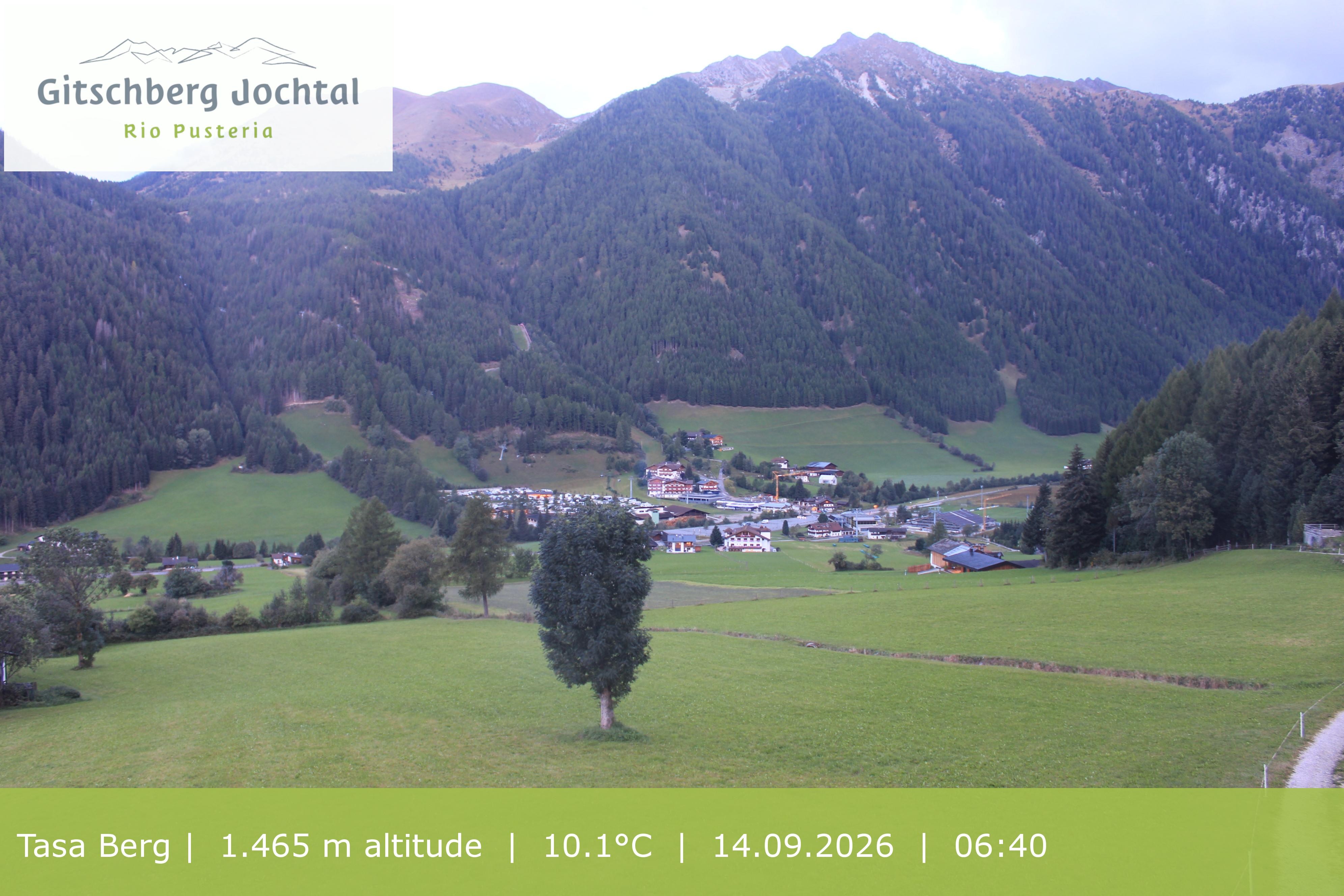 Archiv Foto Webcam: Blick auf den Gitschberg