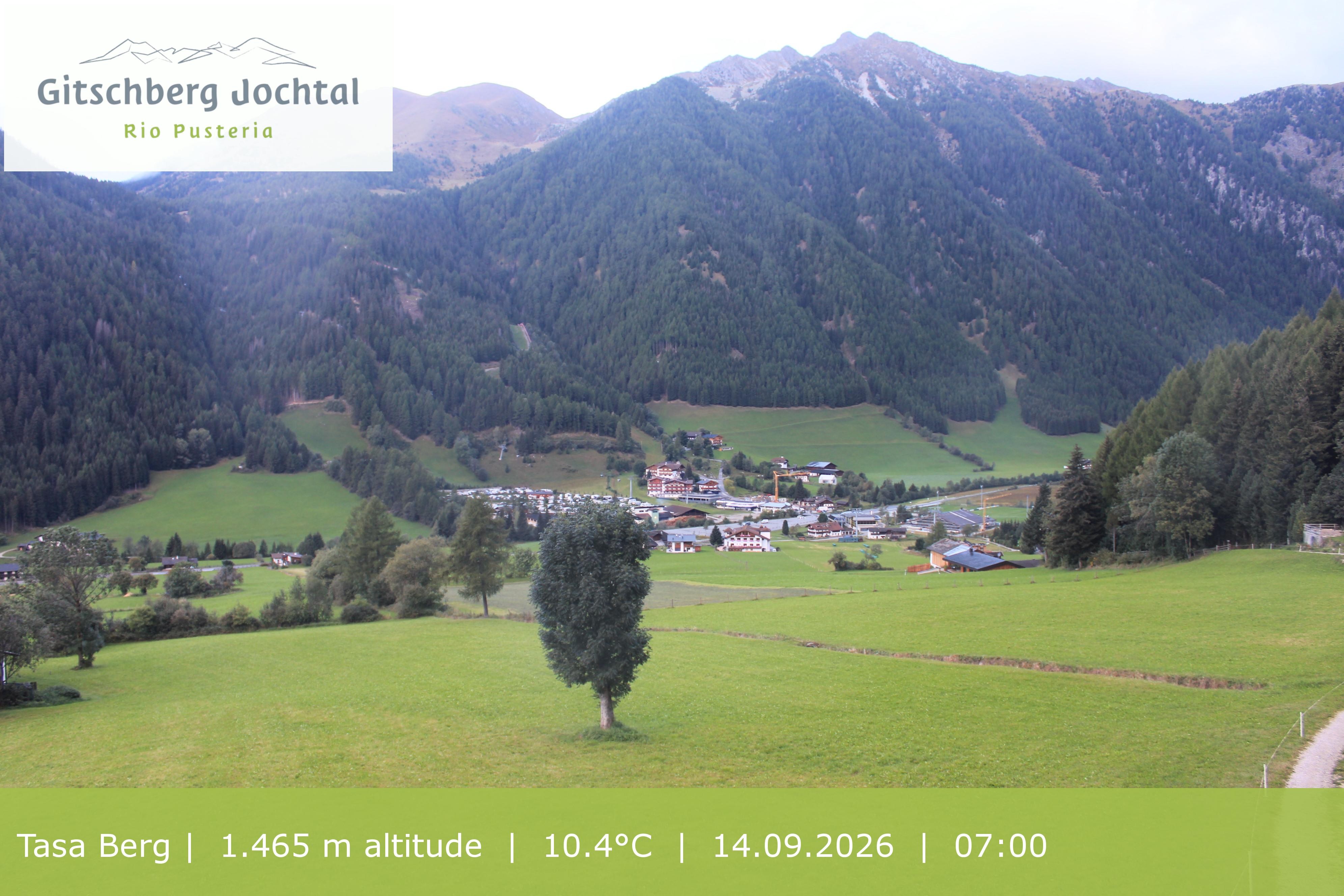 Archiv Foto Webcam: Blick auf den Gitschberg