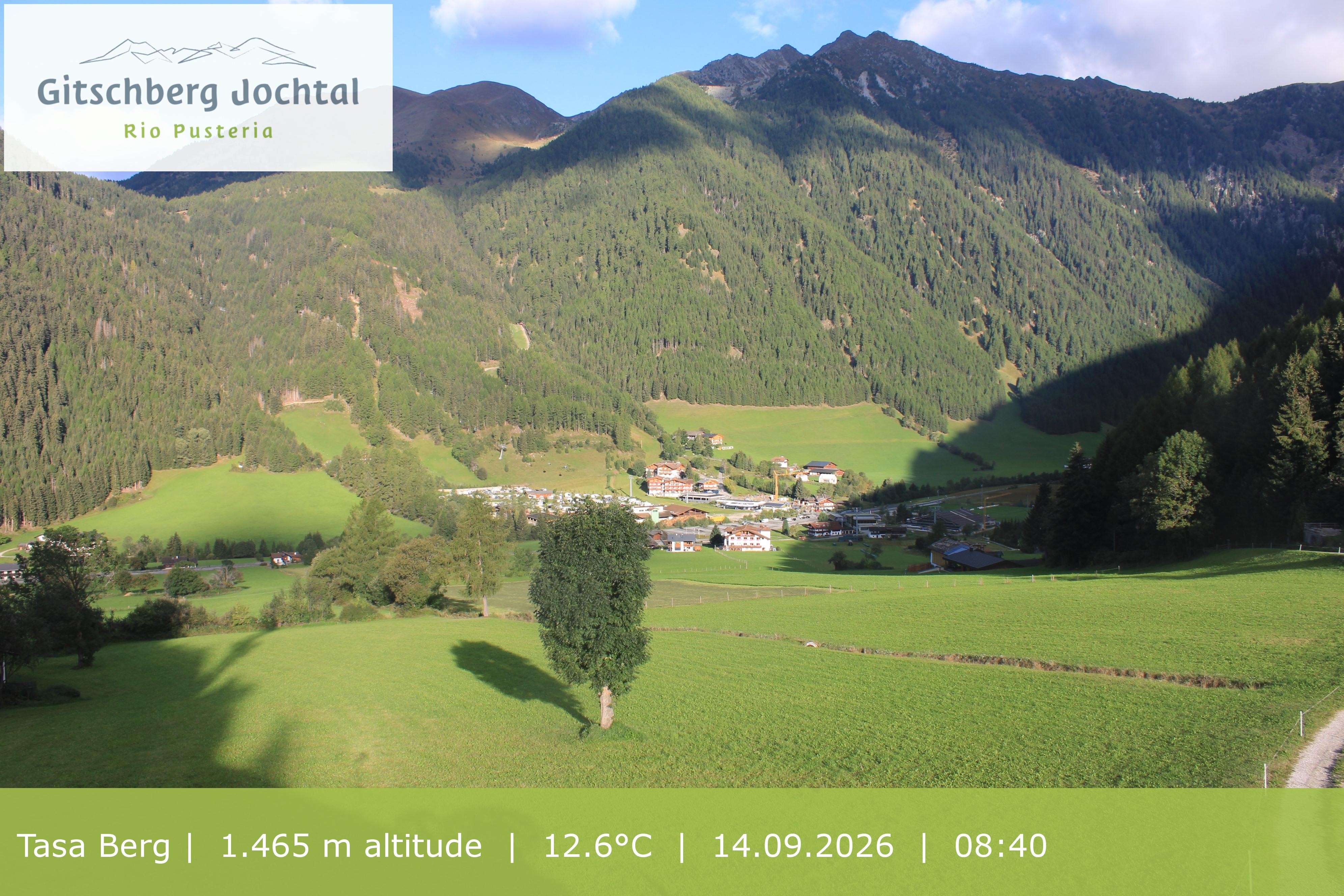 Archiv Foto Webcam: Blick auf den Gitschberg