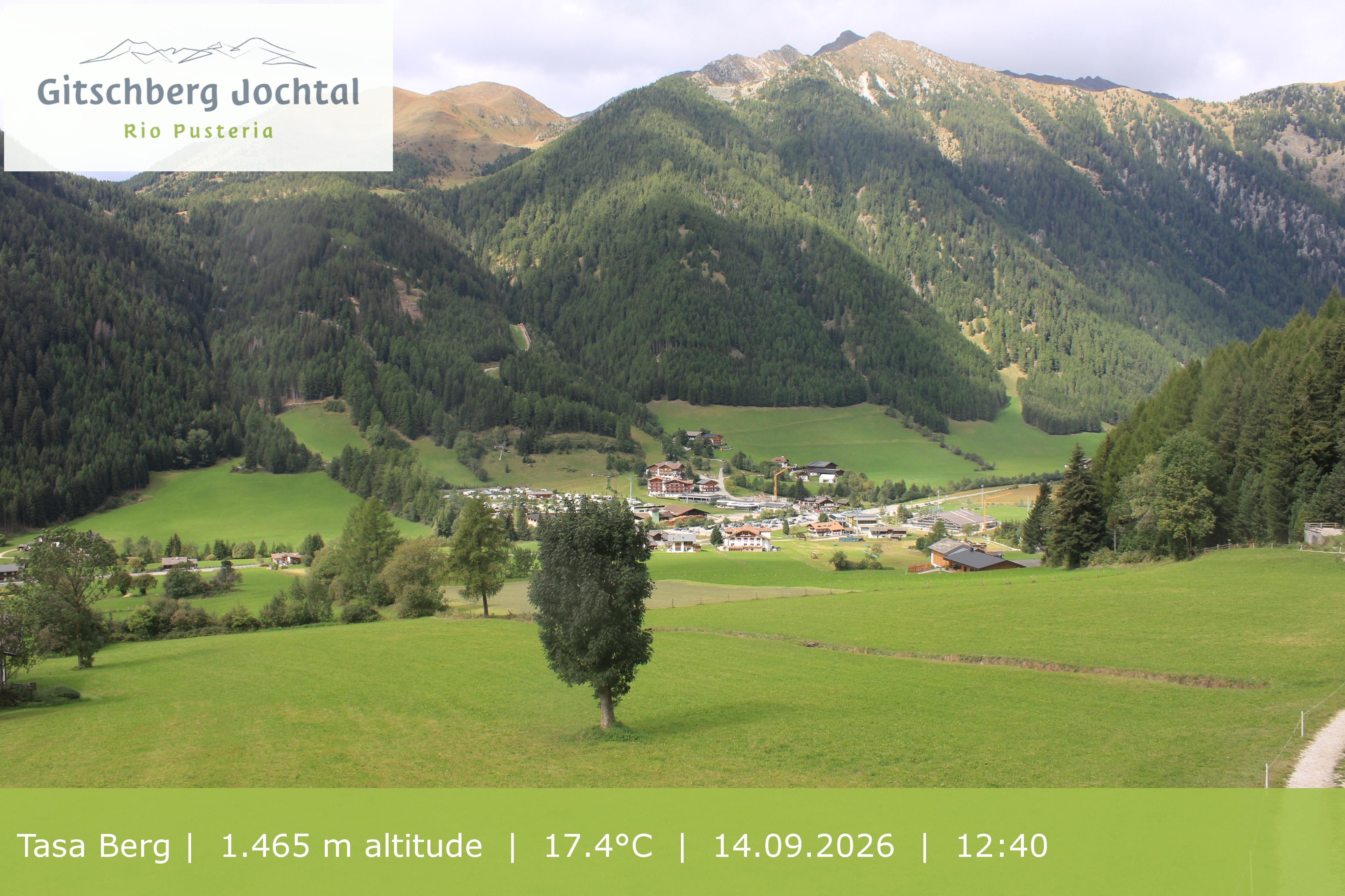 Archiv Foto Webcam: Blick auf den Gitschberg