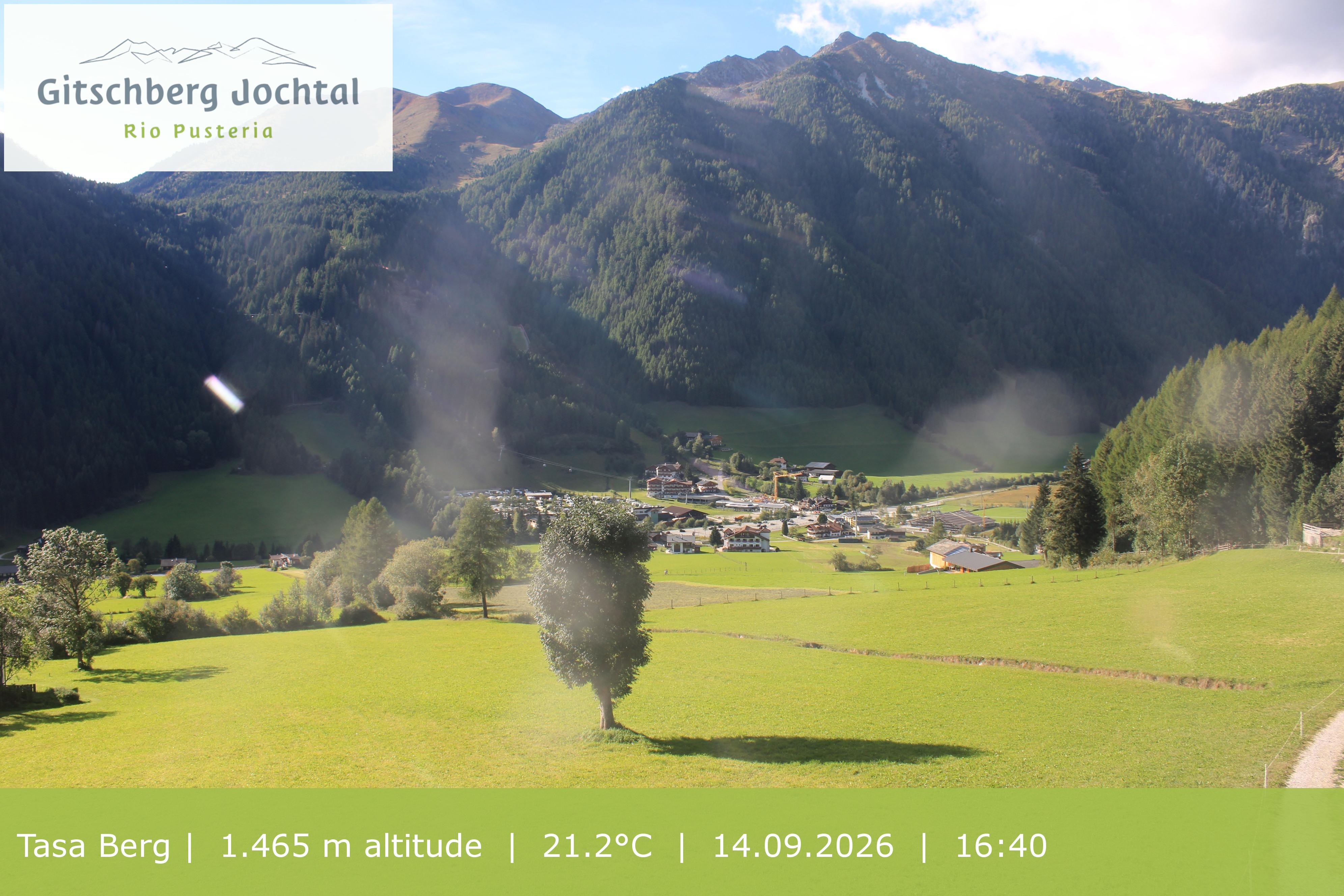Archiv Foto Webcam: Blick auf den Gitschberg