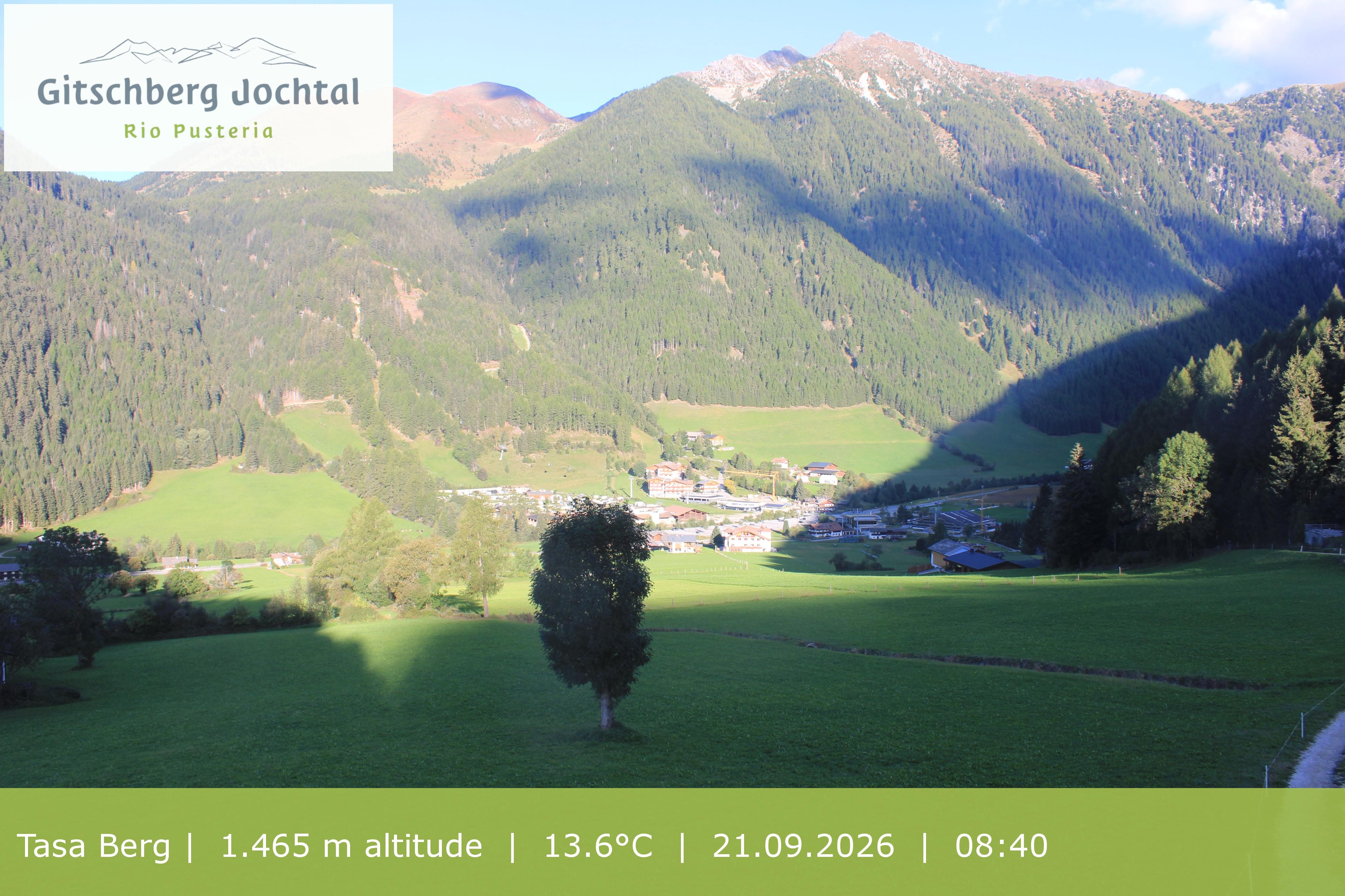 Archiv Foto Webcam: Blick auf den Gitschberg