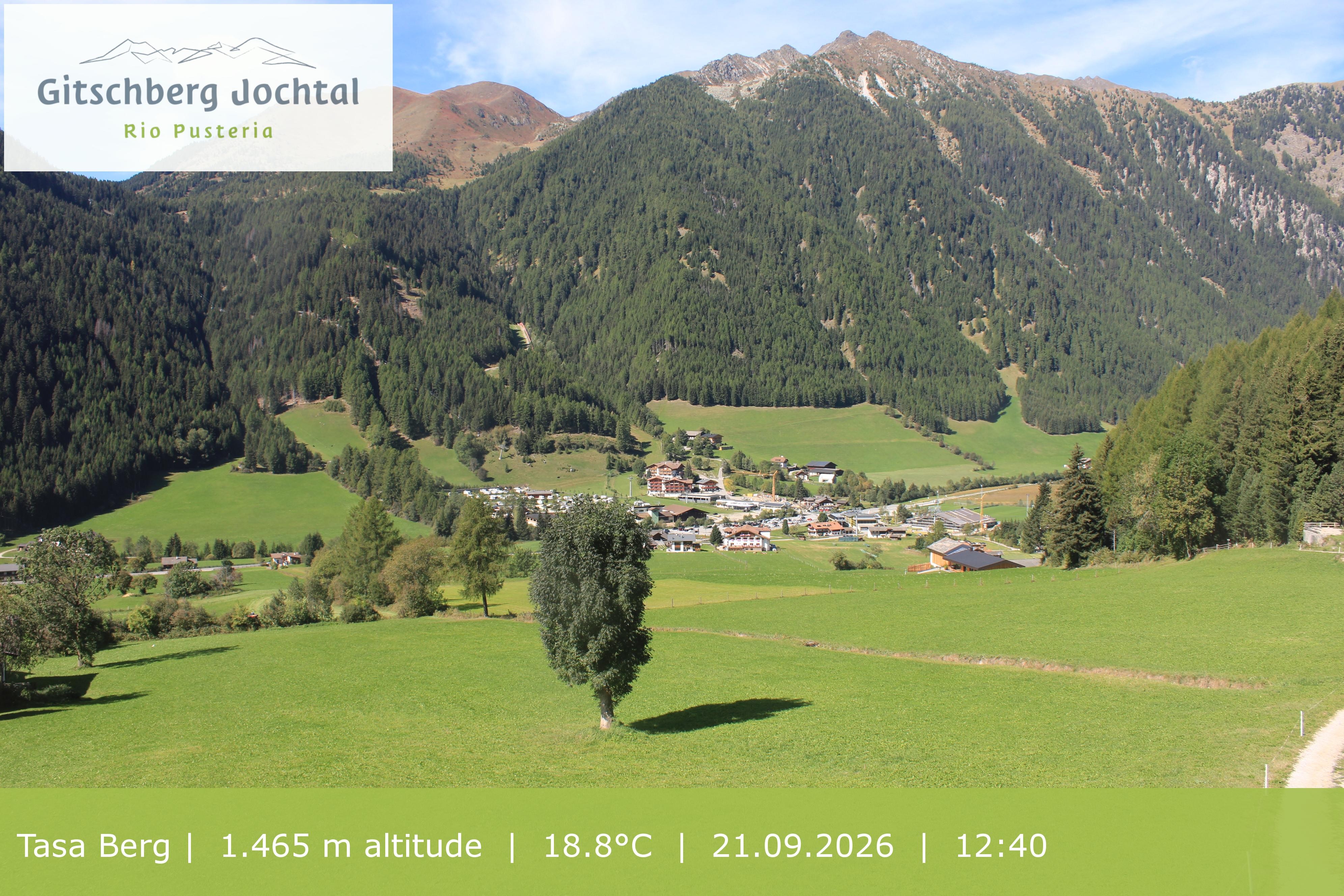 Archiv Foto Webcam: Blick auf den Gitschberg