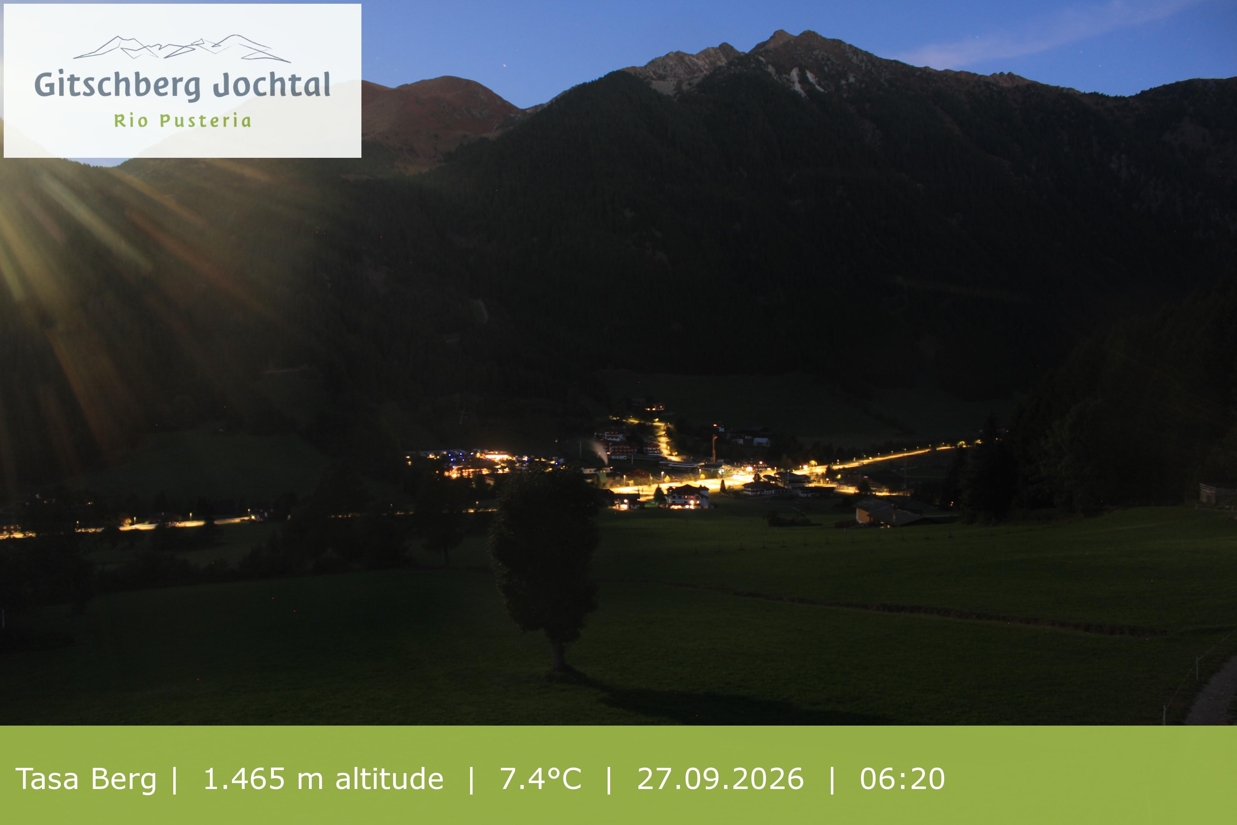 Archiv Foto Webcam: Blick auf den Gitschberg