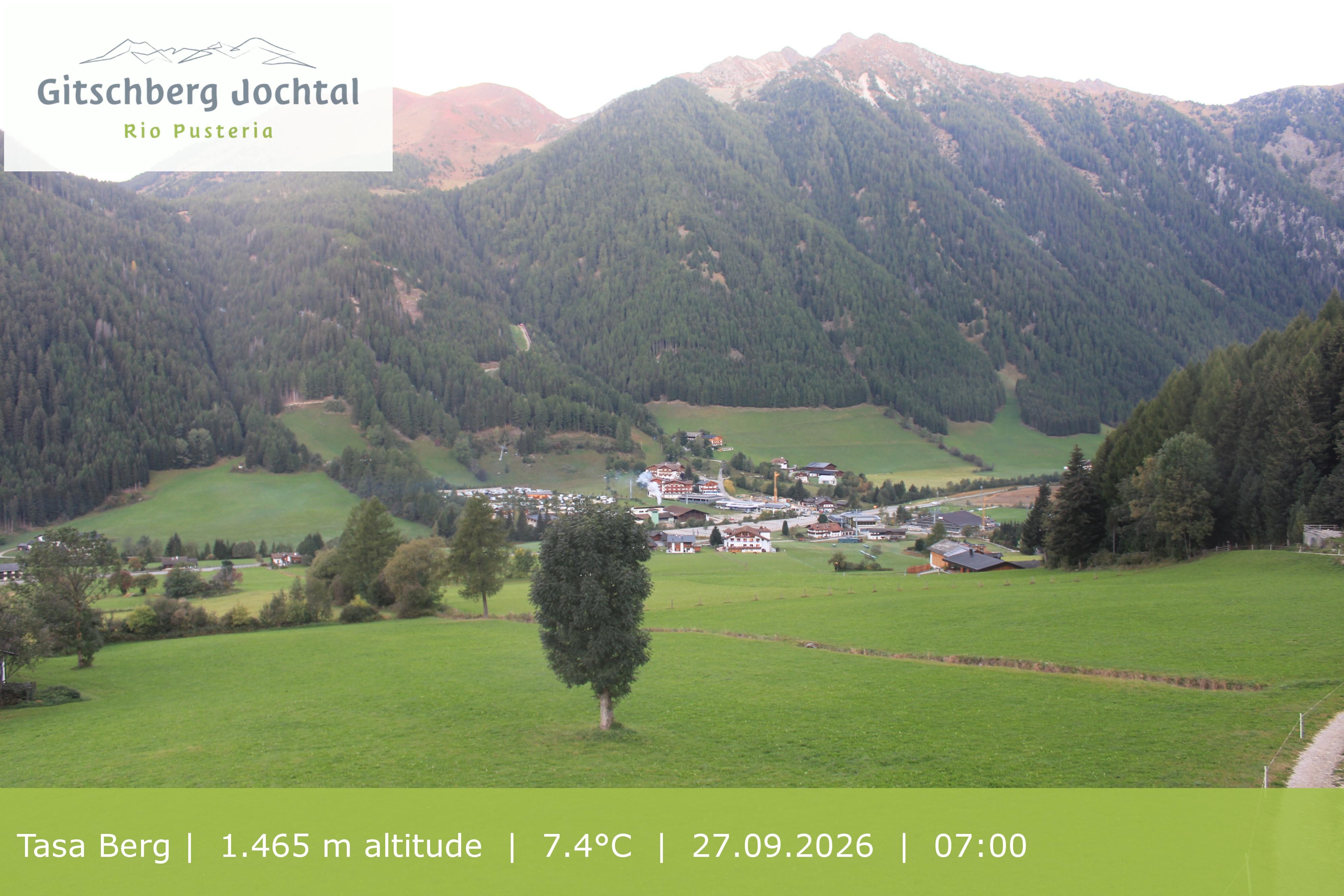 Archiv Foto Webcam: Blick auf den Gitschberg