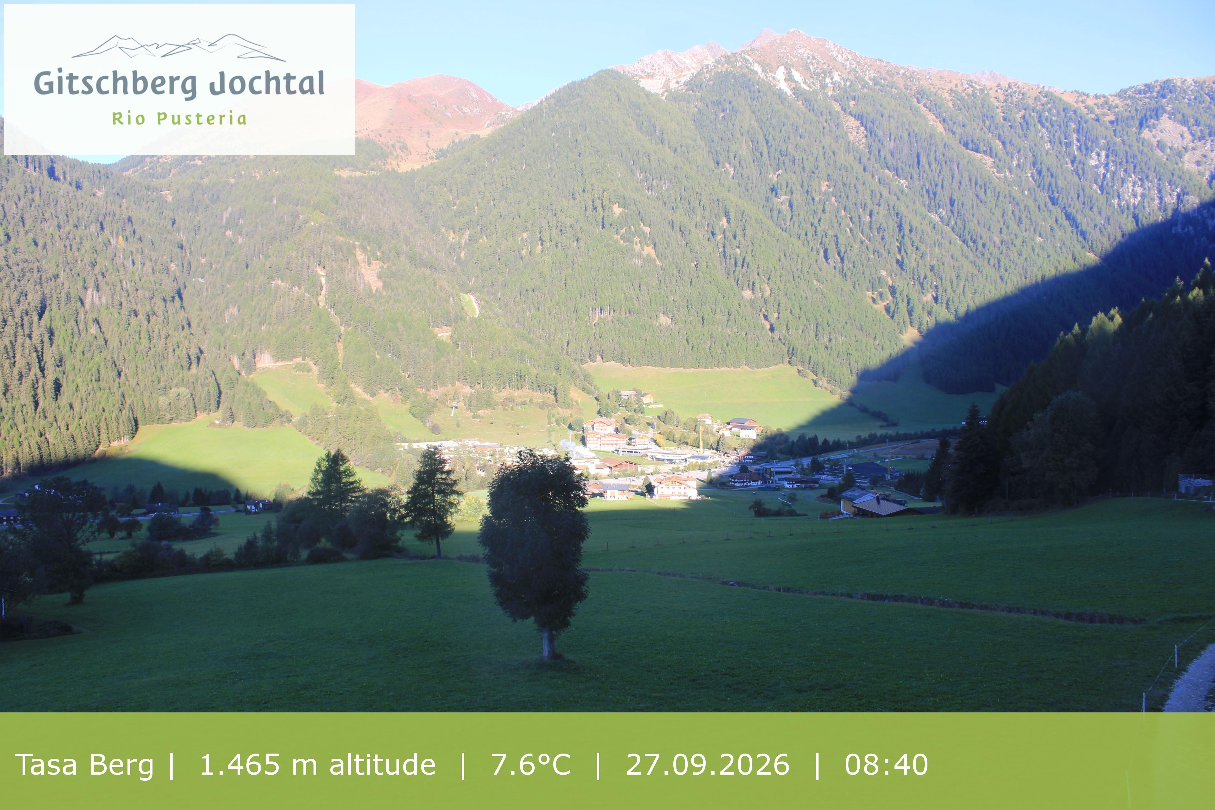 Archiv Foto Webcam: Blick auf den Gitschberg