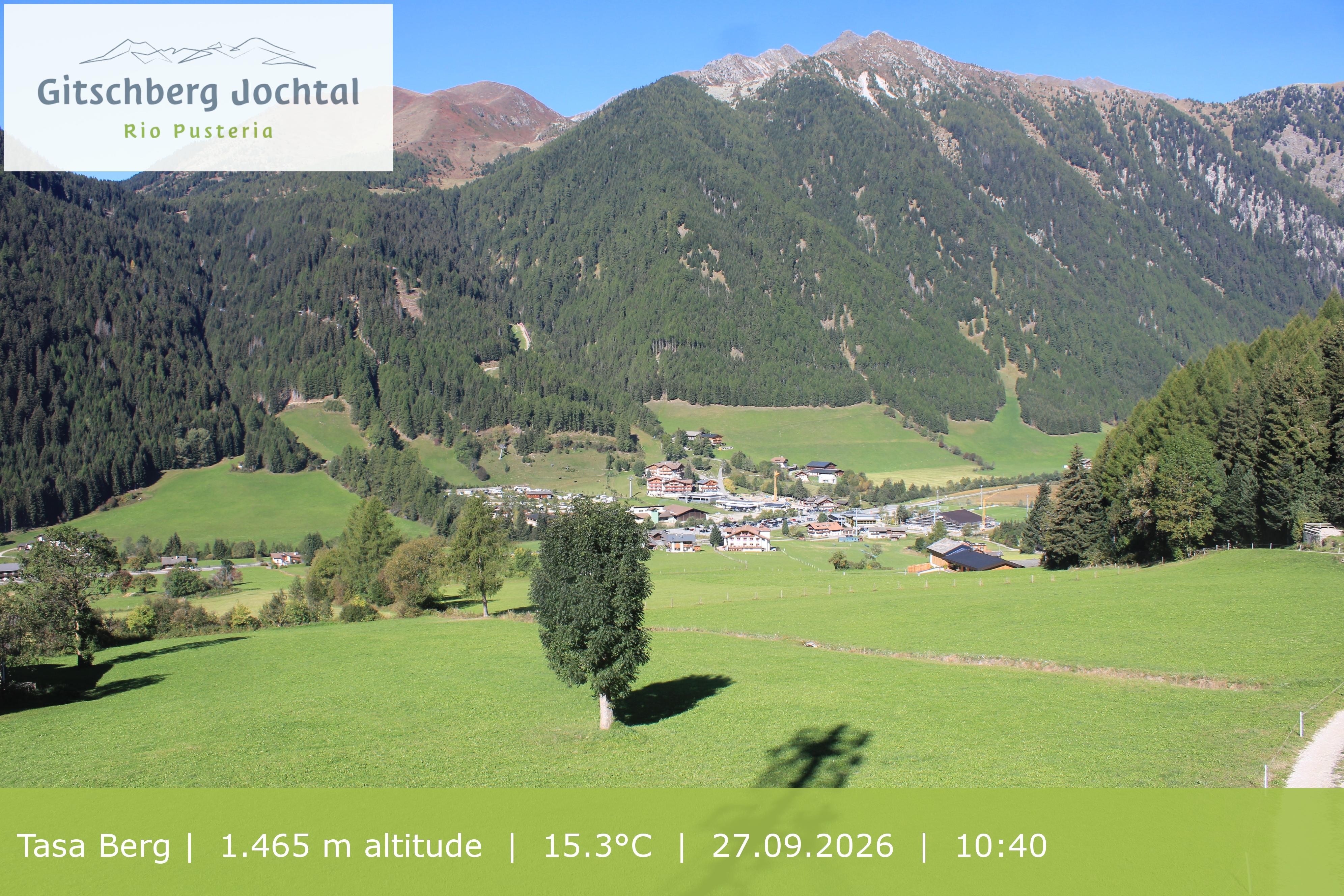 Archiv Foto Webcam: Blick auf den Gitschberg
