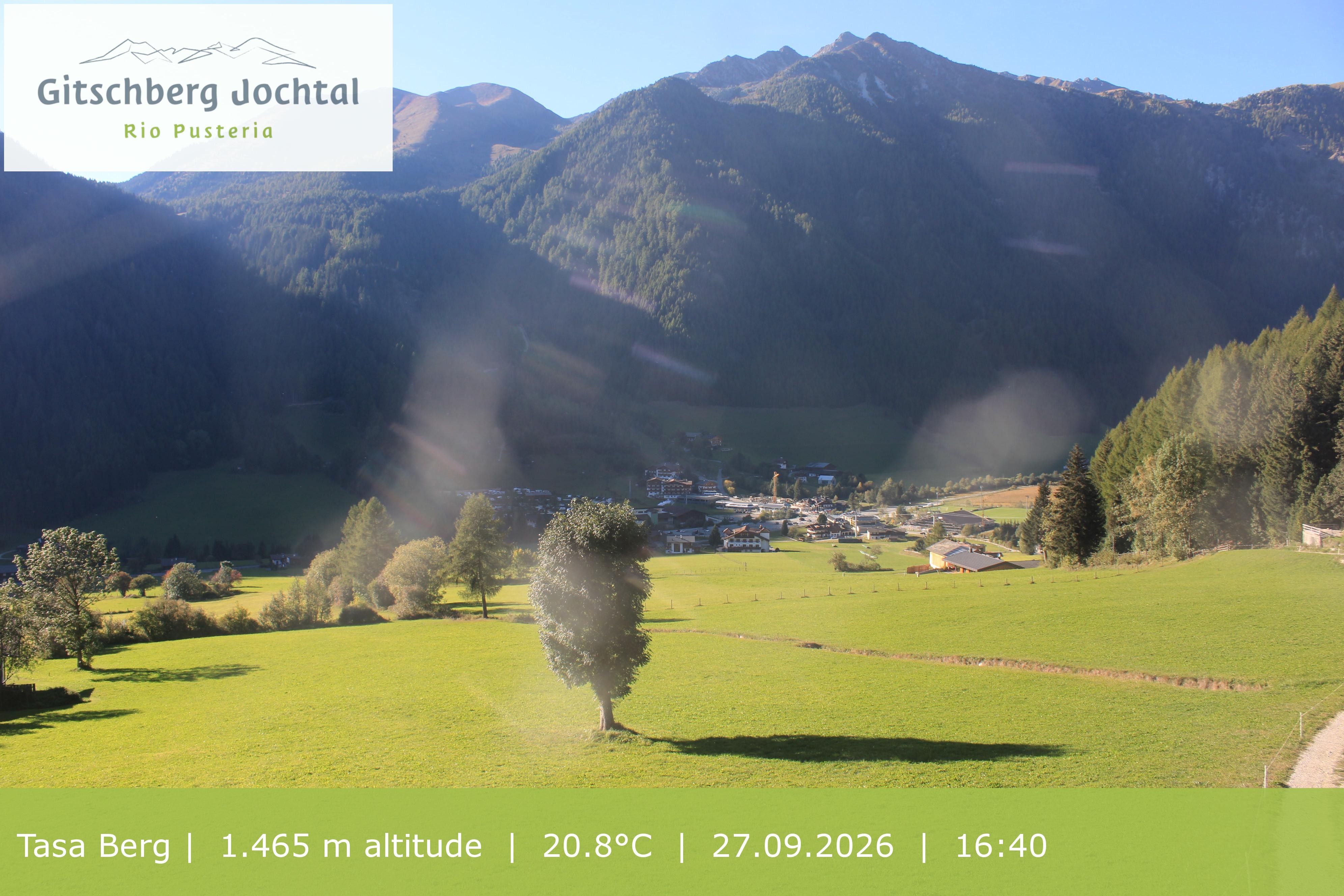 Archiv Foto Webcam: Blick auf den Gitschberg
