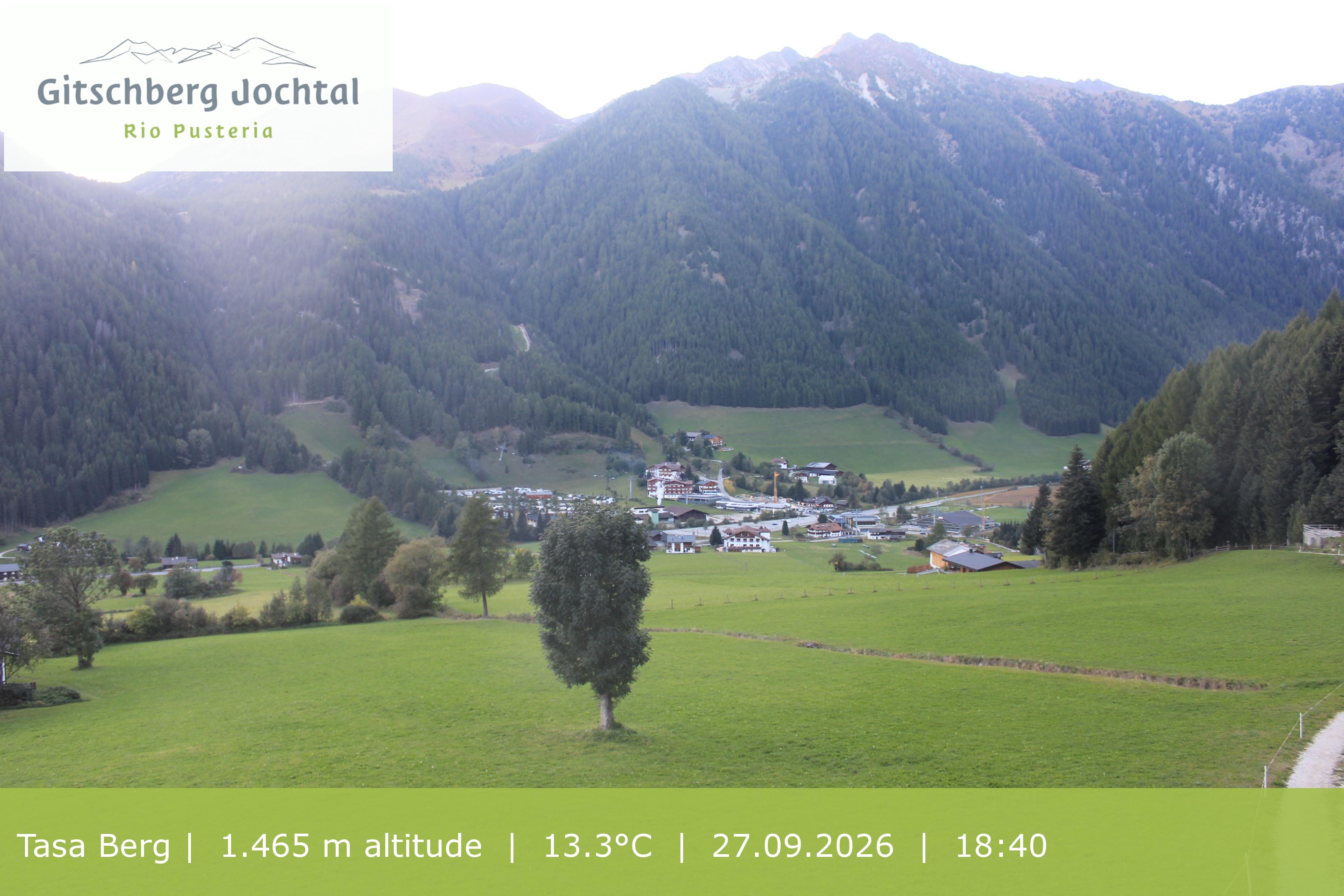 Archiv Foto Webcam: Blick auf den Gitschberg