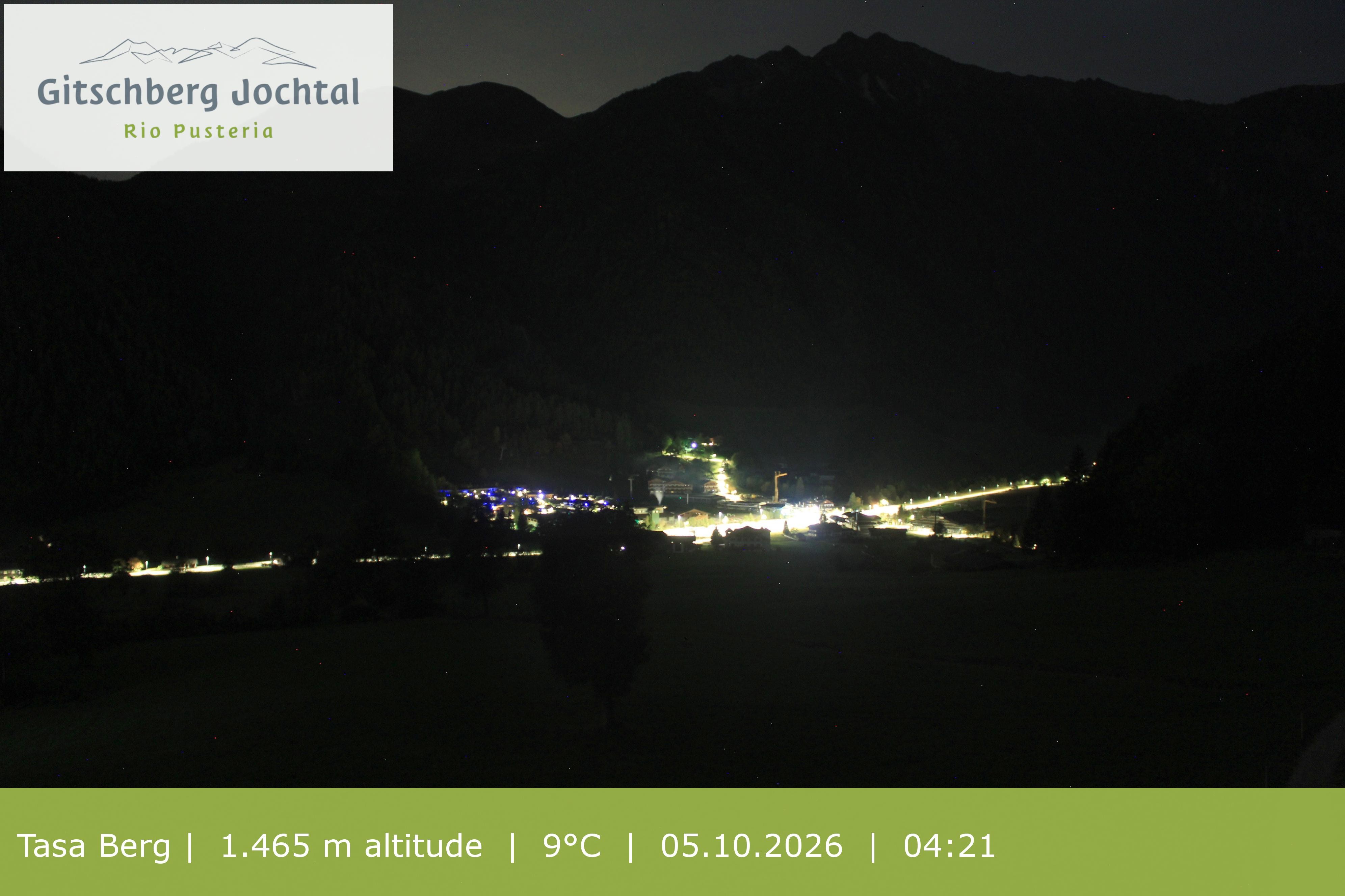 Archived image Webcam: View at Gitschberg Mountain