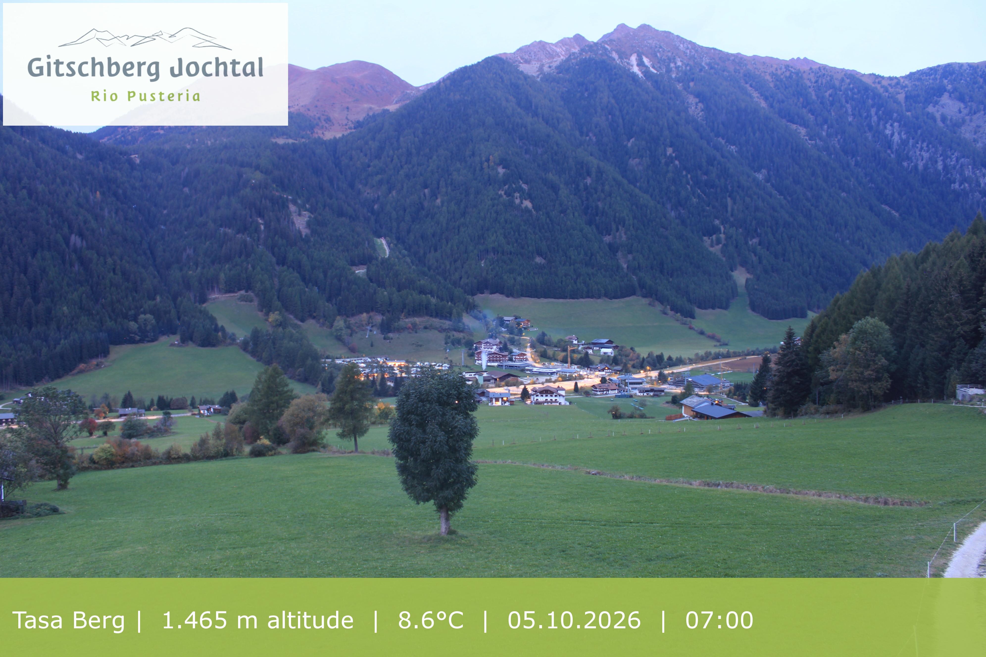 Archiv Foto Webcam: Blick auf den Gitschberg