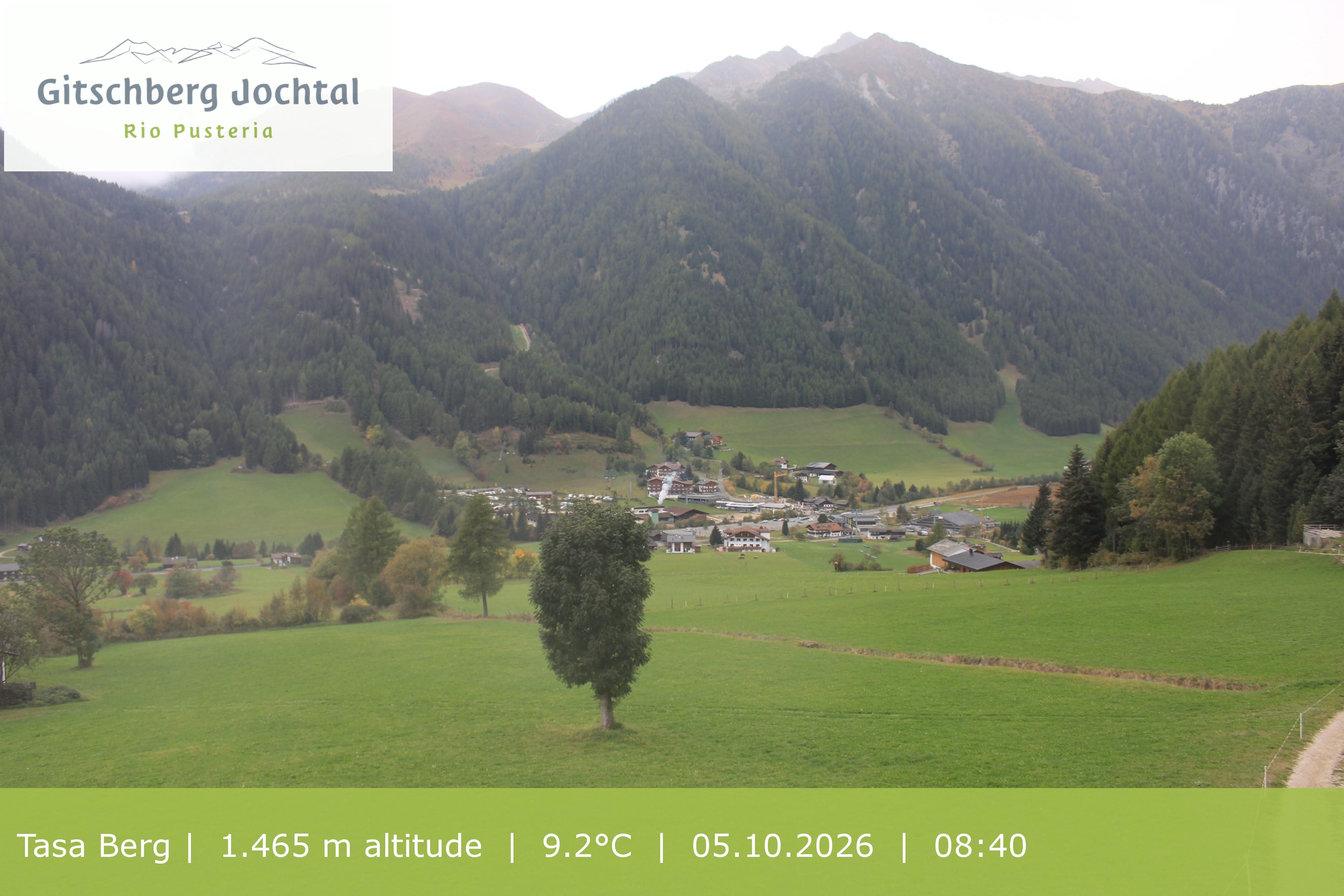 Archiv Foto Webcam: Blick auf den Gitschberg