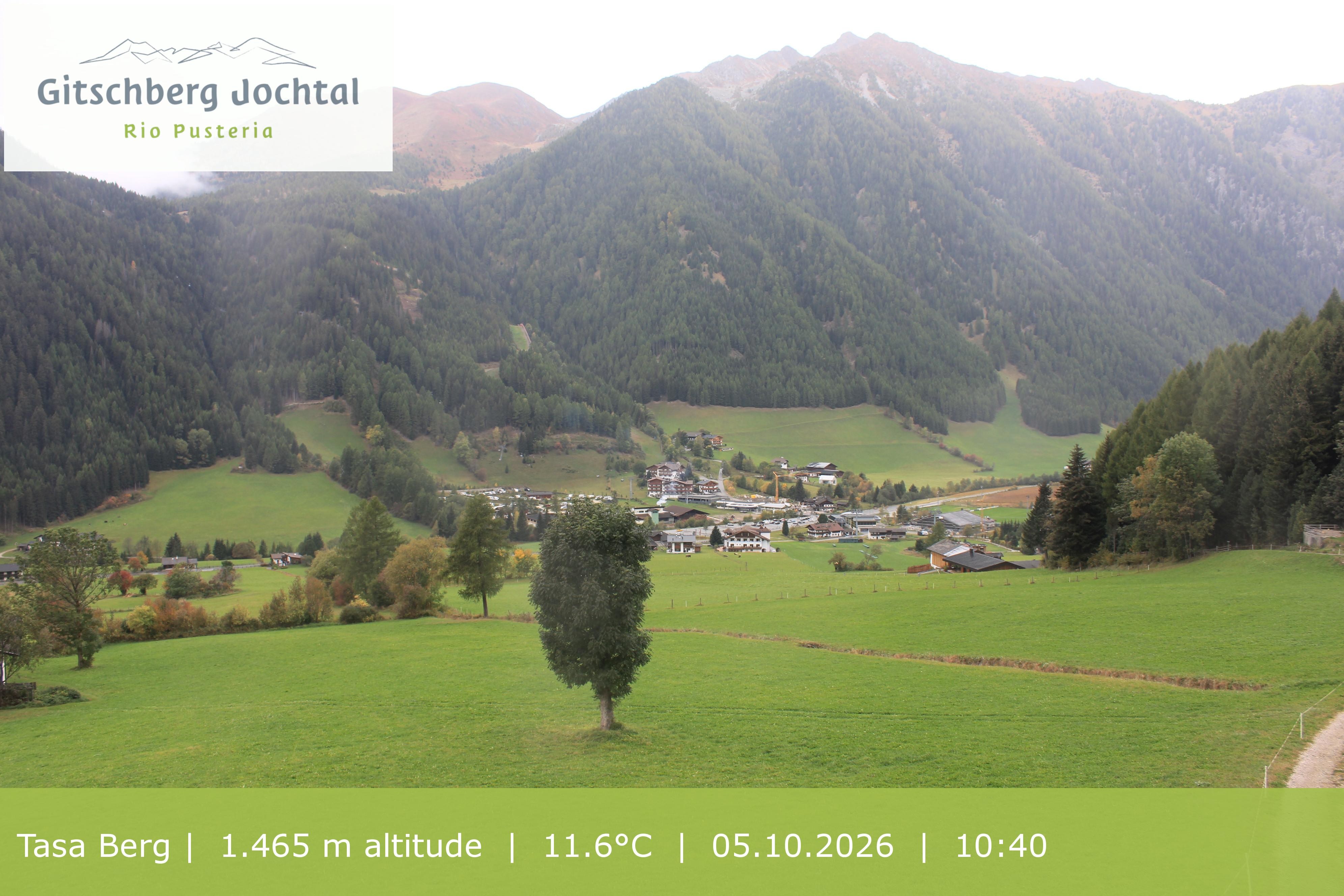 Archiv Foto Webcam: Blick auf den Gitschberg