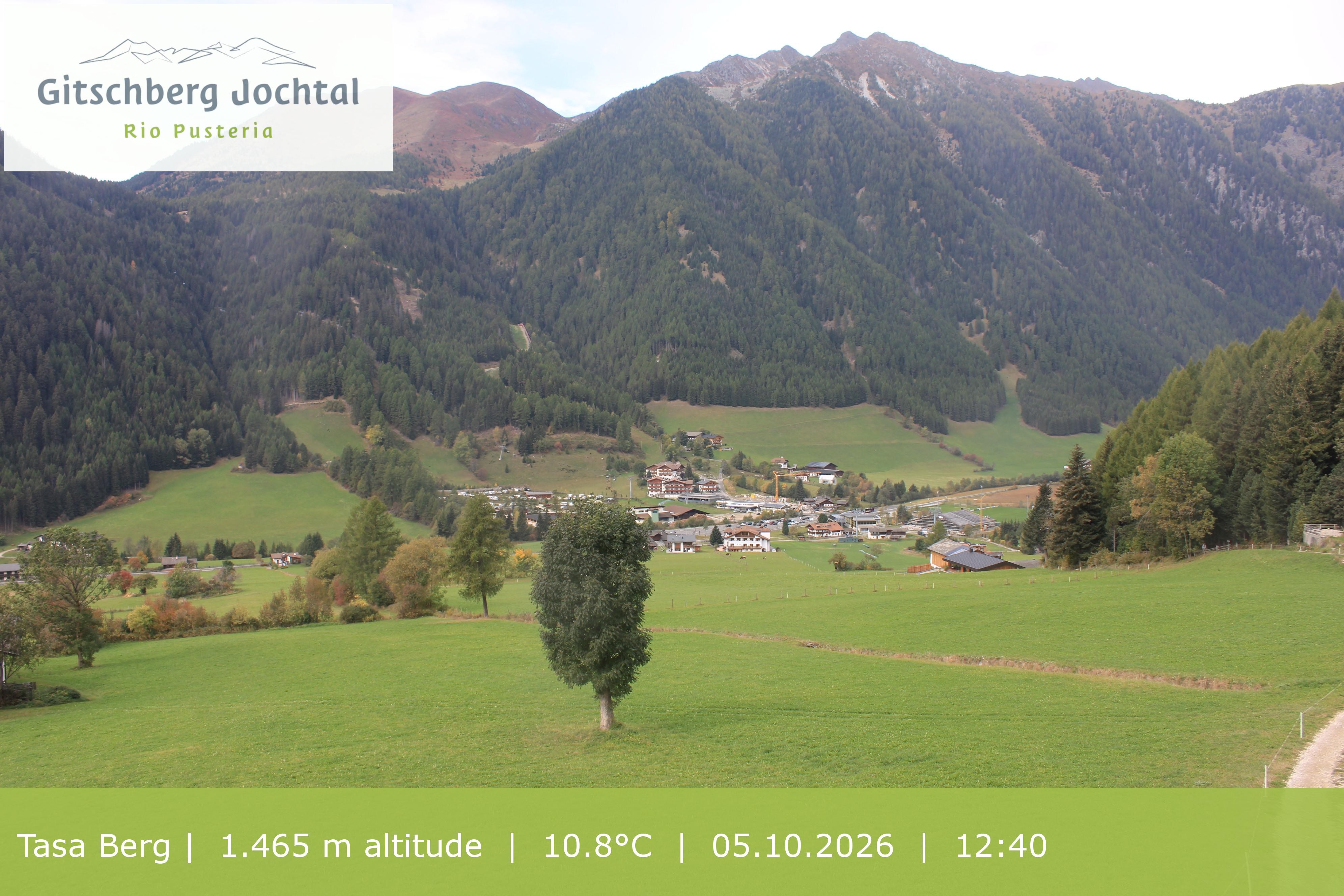 Archiv Foto Webcam: Blick auf den Gitschberg