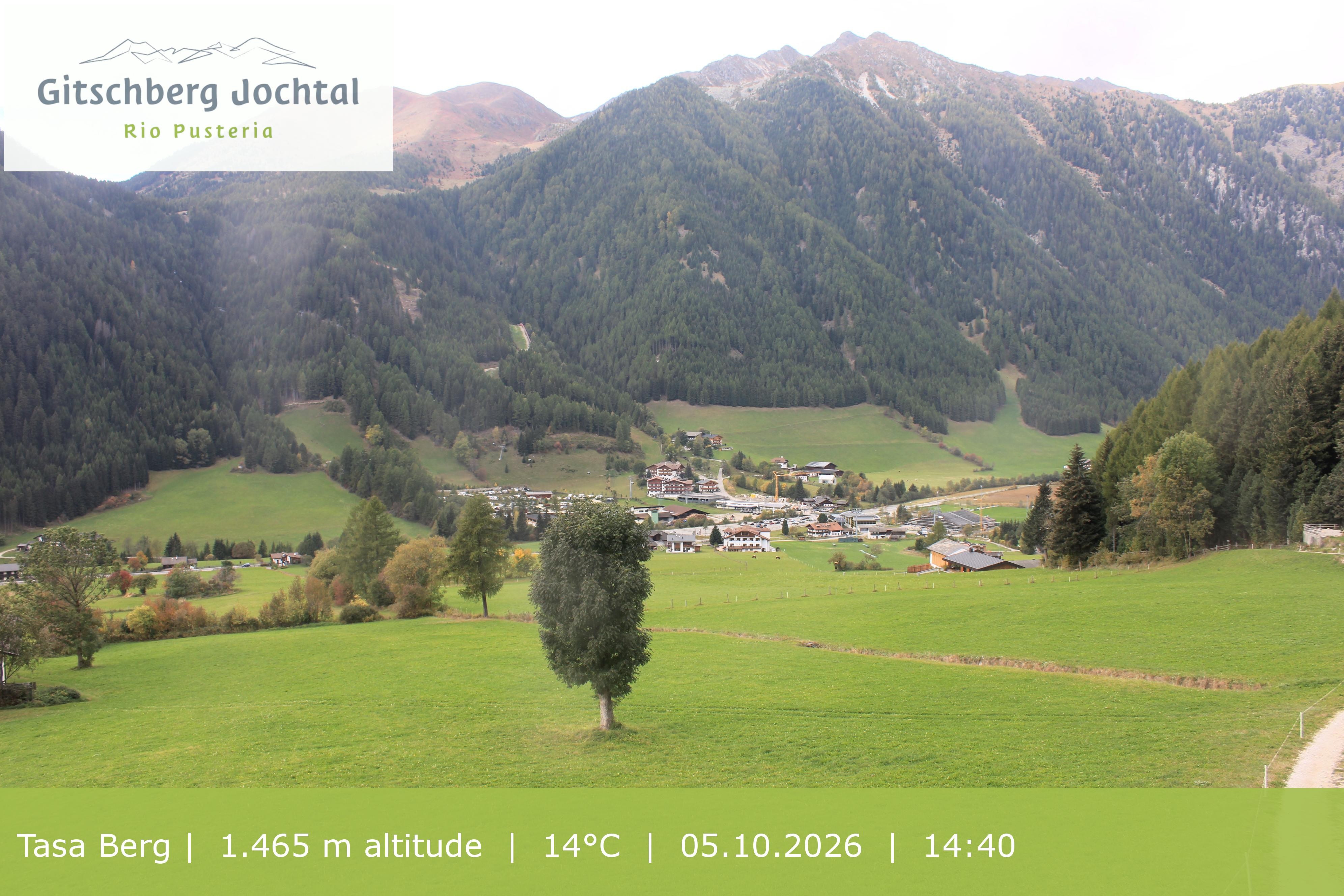 Archiv Foto Webcam: Blick auf den Gitschberg