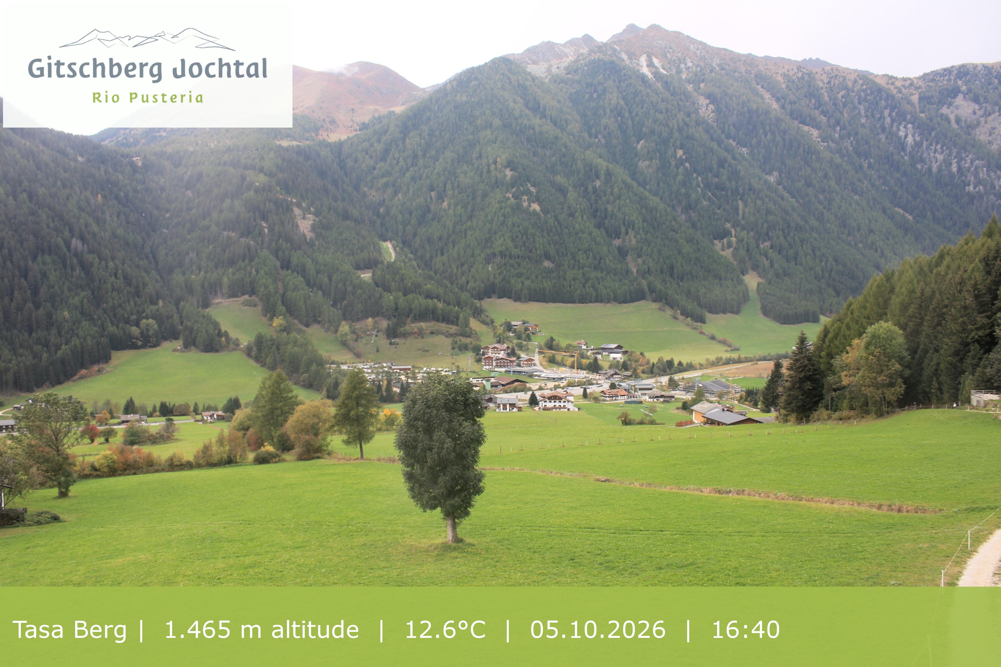 Archiv Foto Webcam: Blick auf den Gitschberg
