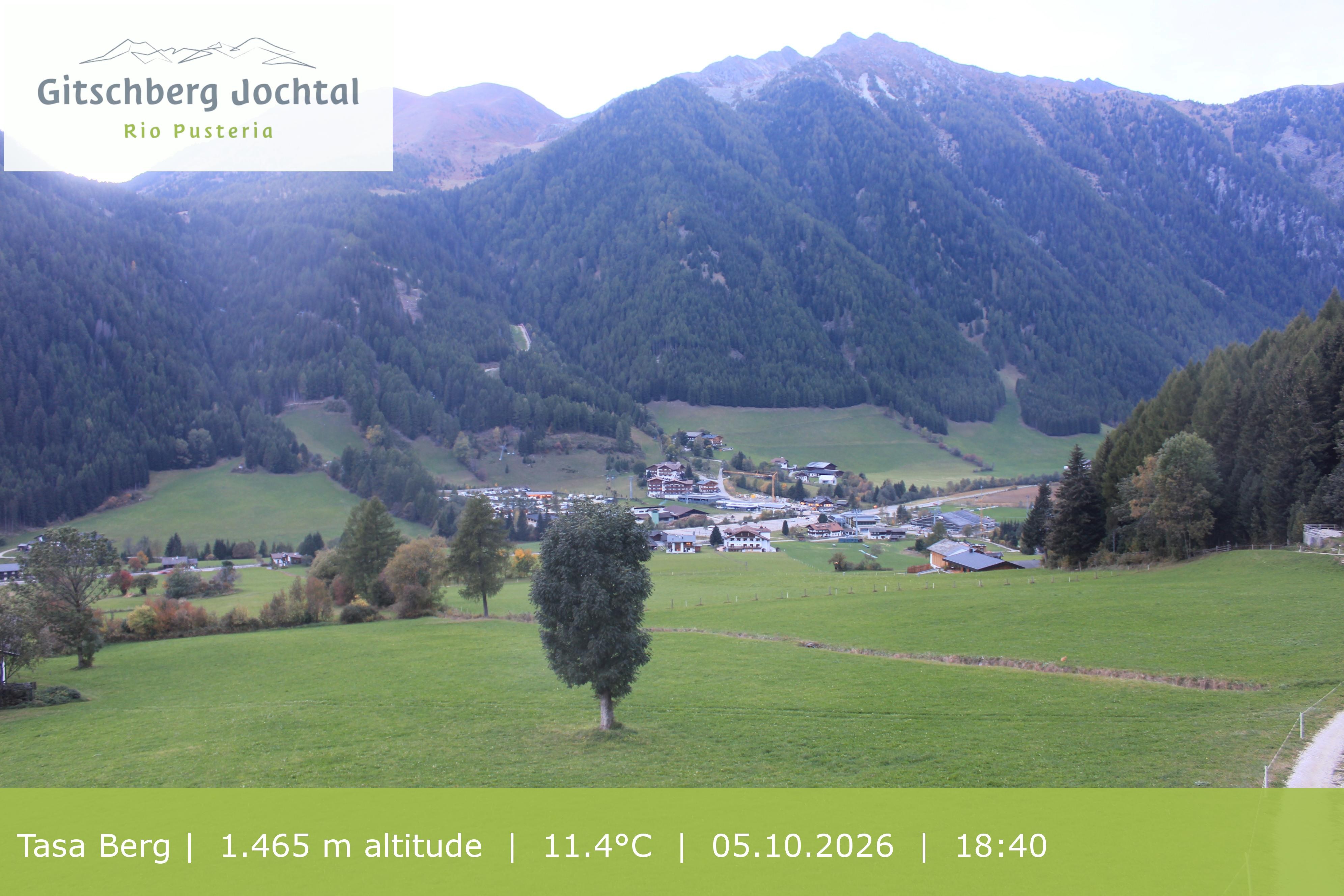 Archiv Foto Webcam: Blick auf den Gitschberg