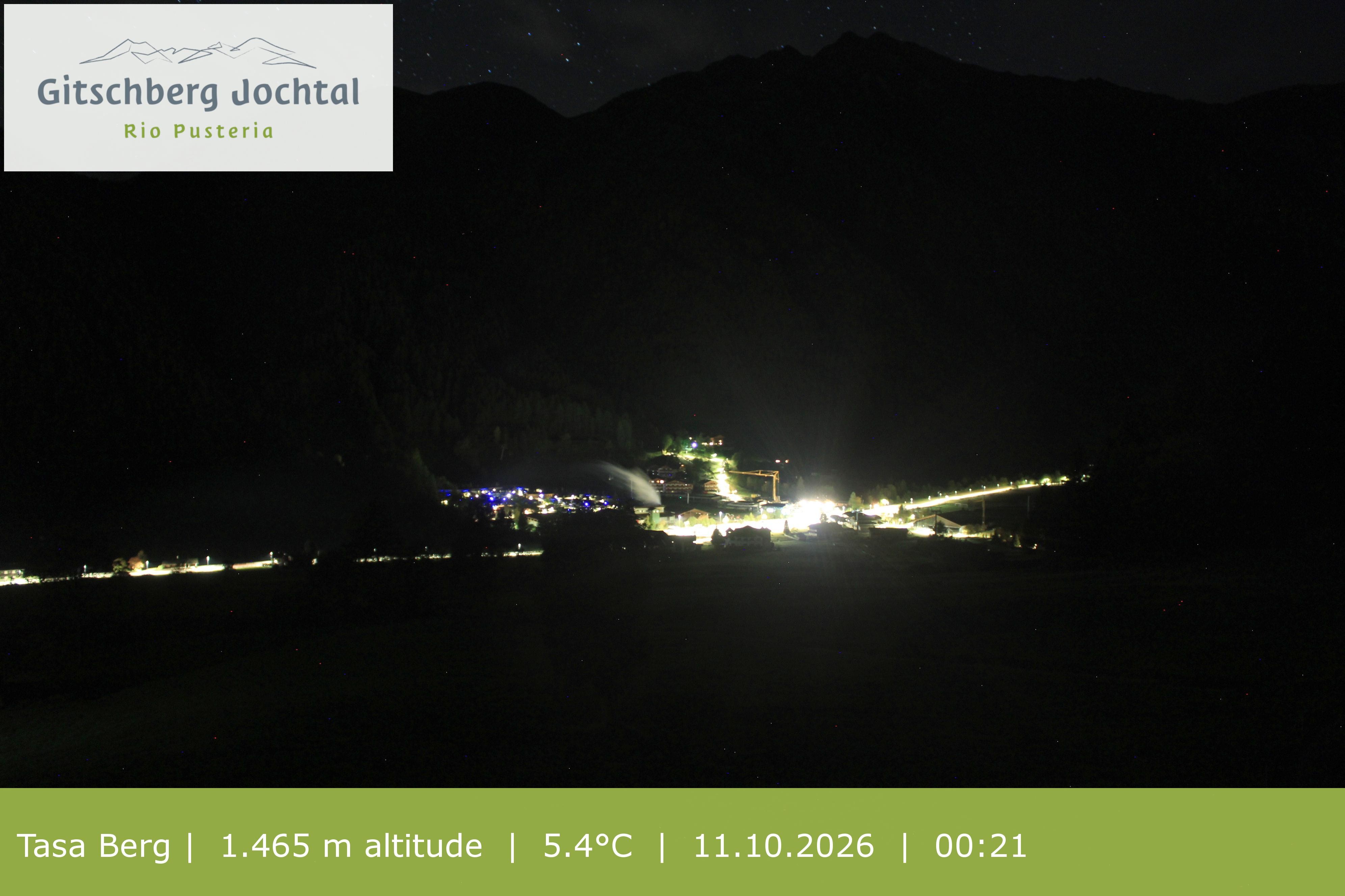 Archived image Webcam: View at Gitschberg Mountain