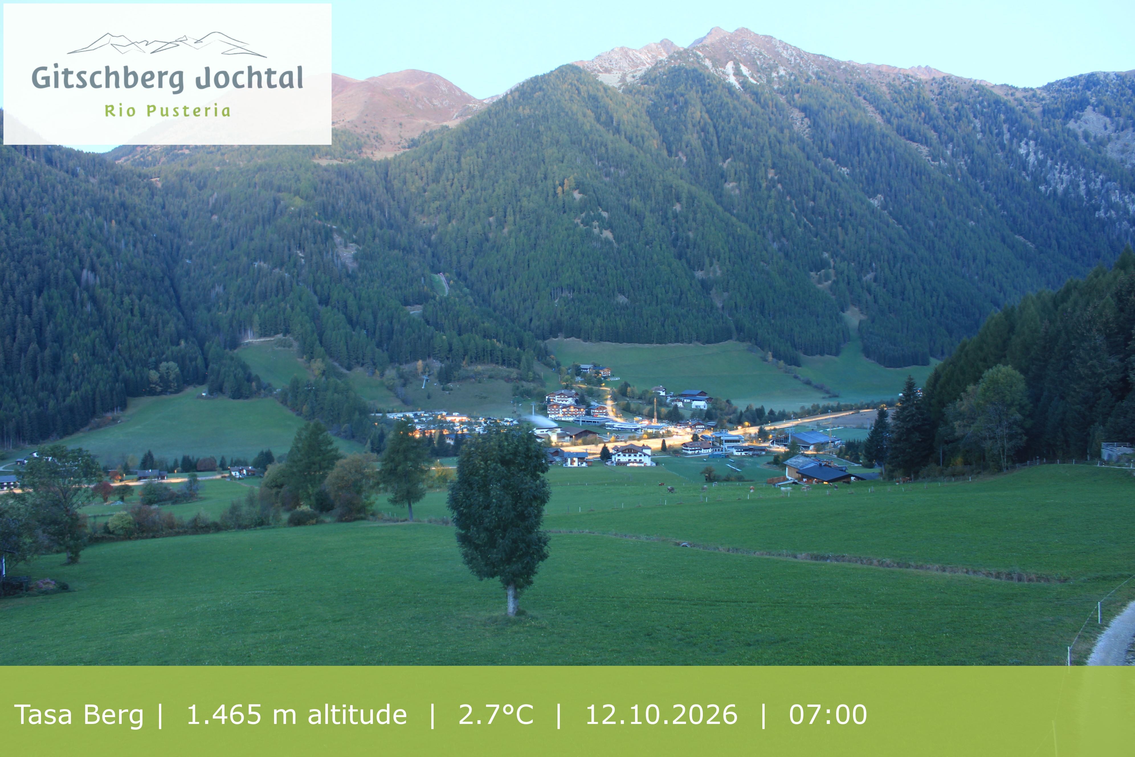 Archiv Foto Webcam: Blick auf den Gitschberg
