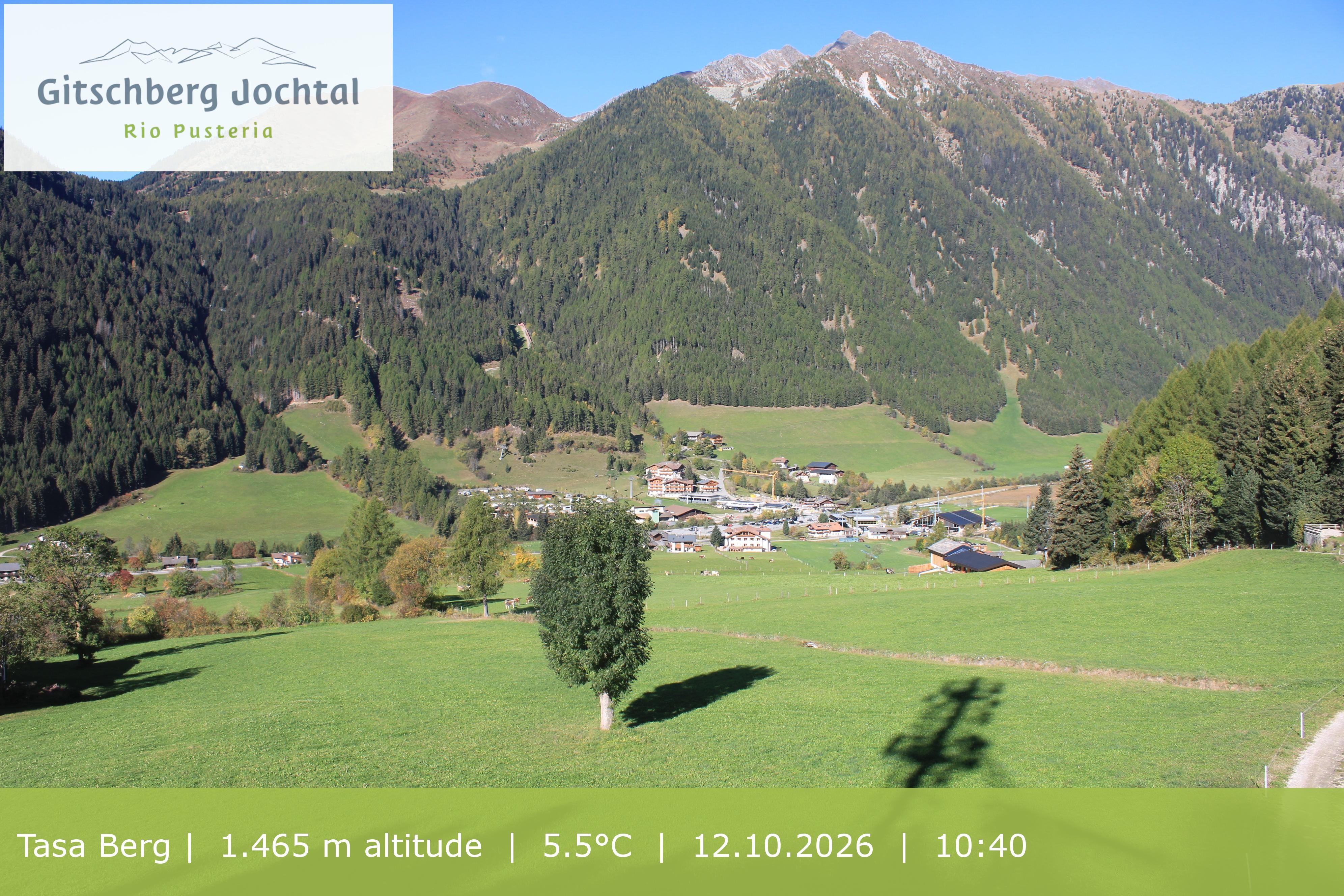 Archiv Foto Webcam: Blick auf den Gitschberg