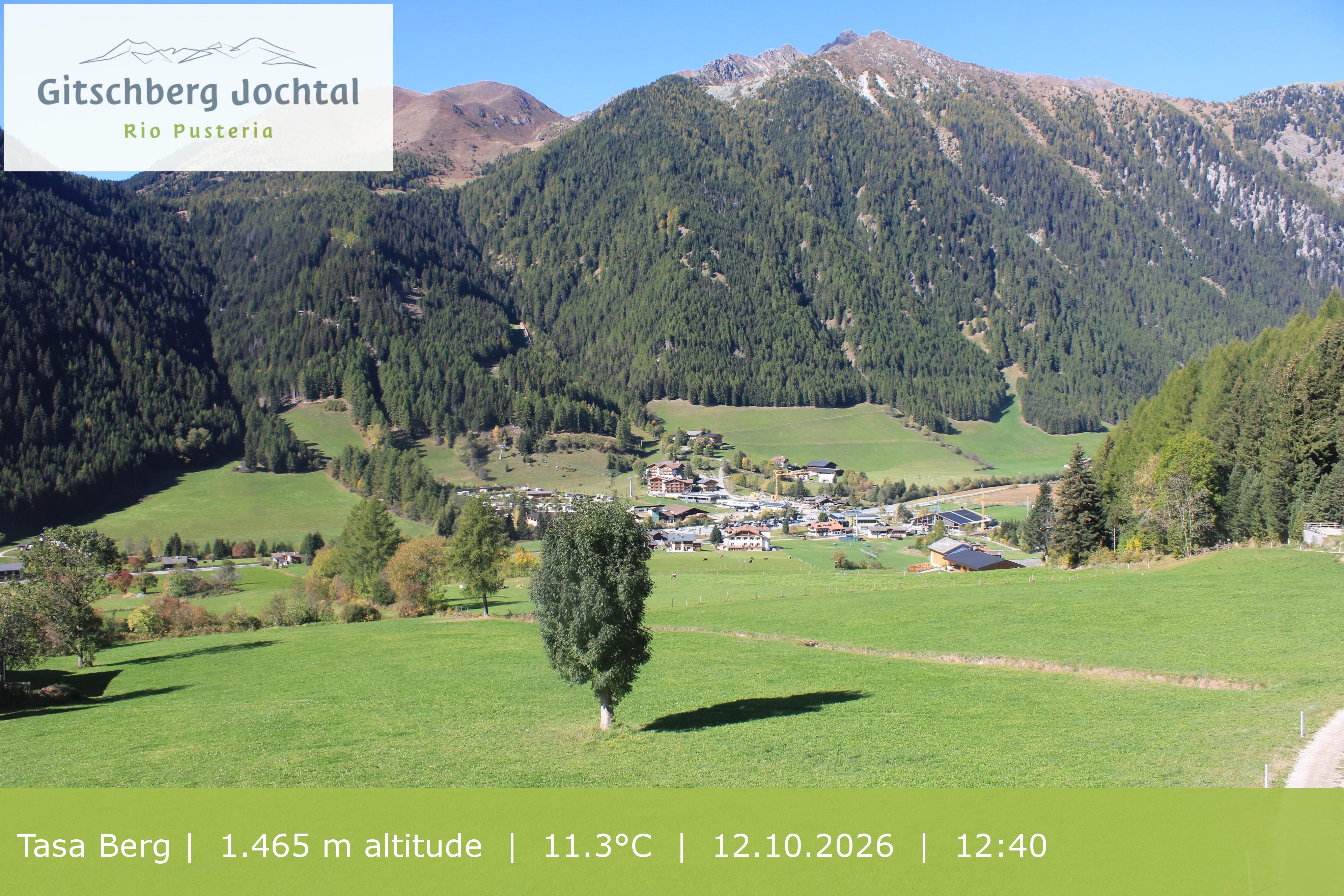 Archiv Foto Webcam: Blick auf den Gitschberg